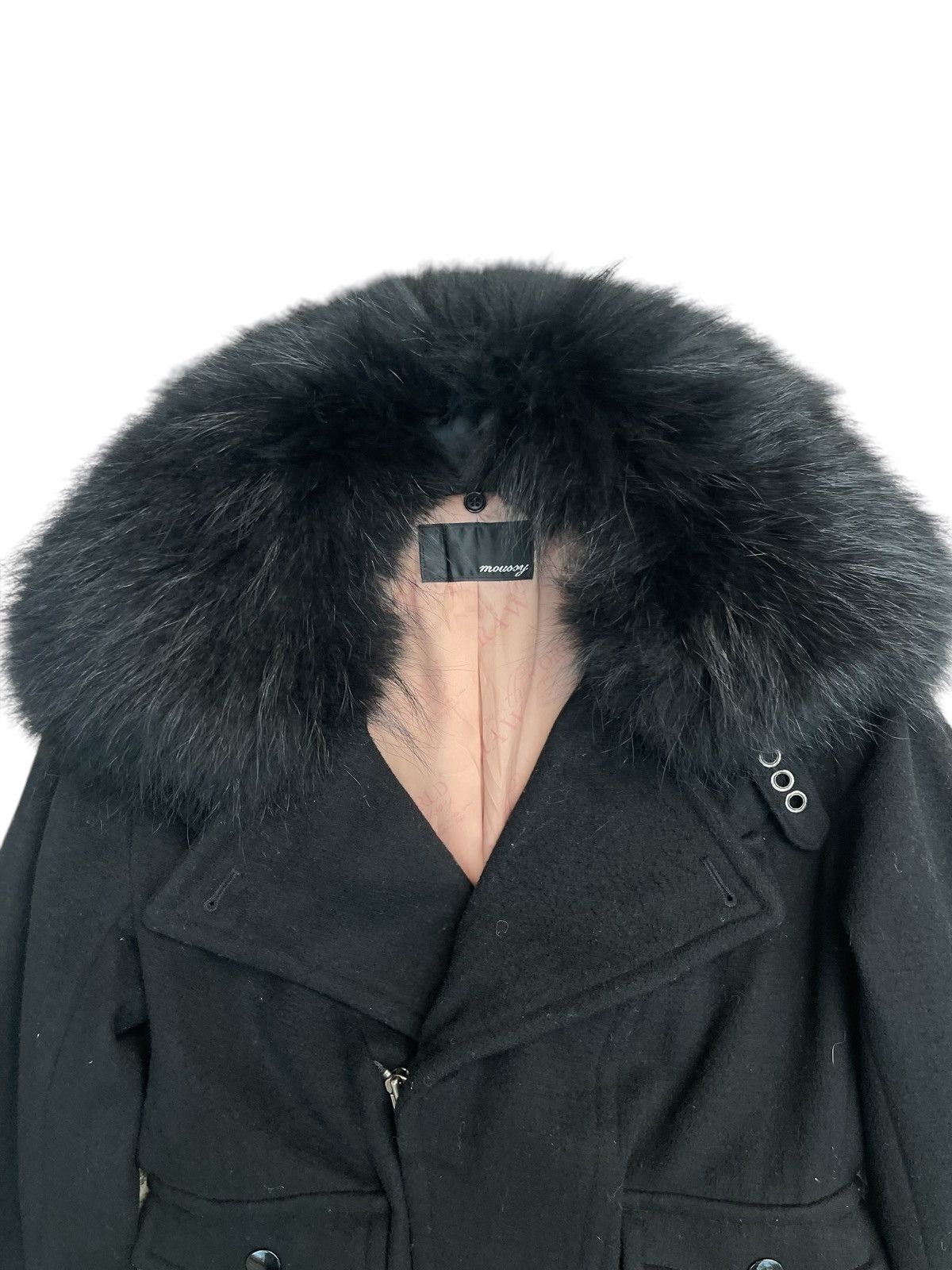 Japanese Brand × MOUSSY Moussy Black Fur Jacket - Cozy & Trendy Outerwear Size S / US 4 / IT 40 - 3 Thumbnail