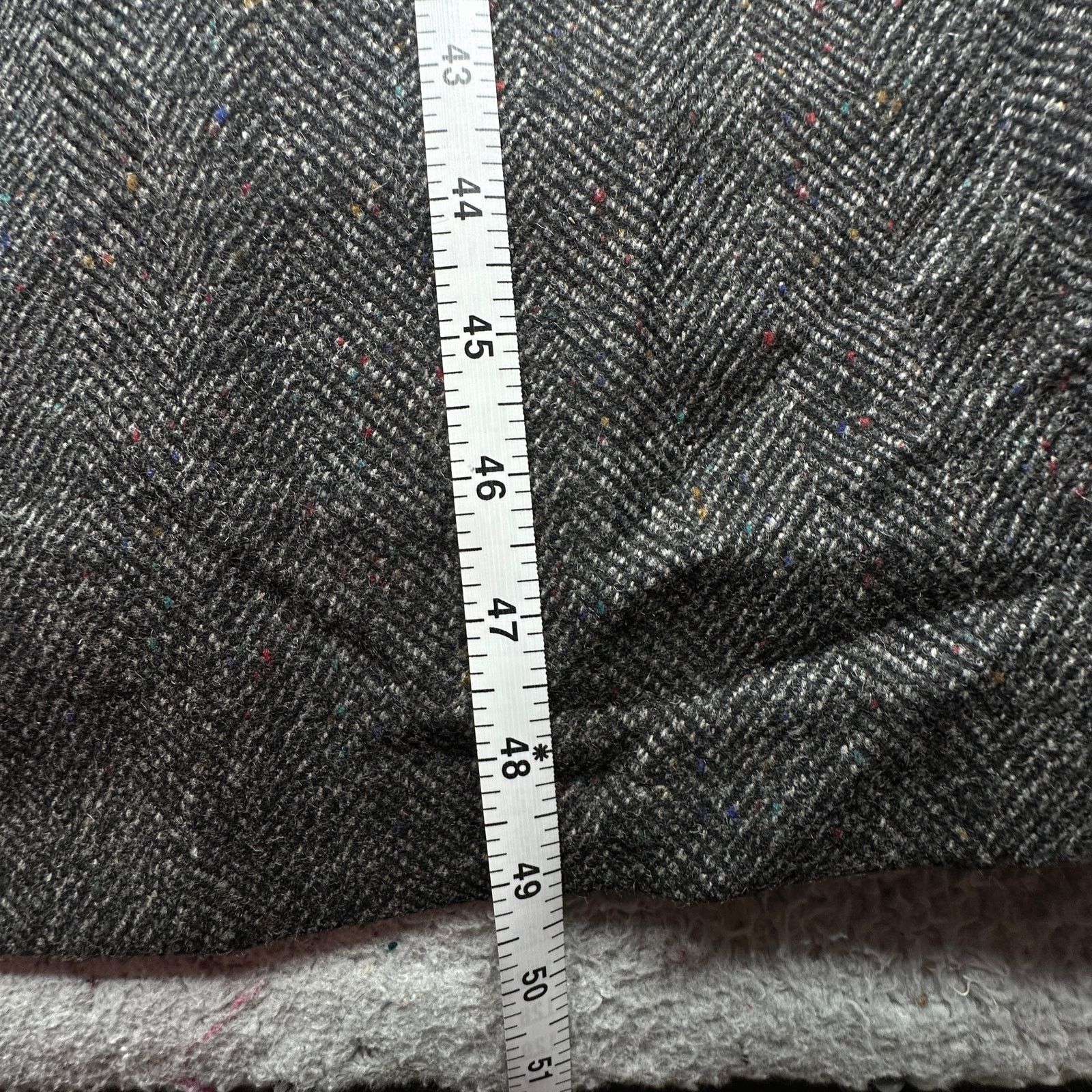 Brooks Brothers VTG Brooks Brothers Herringbone Tweed Long Coat Womens 18 Size XXL / US 16-18 / IT 52-54 - 7 Thumbnail