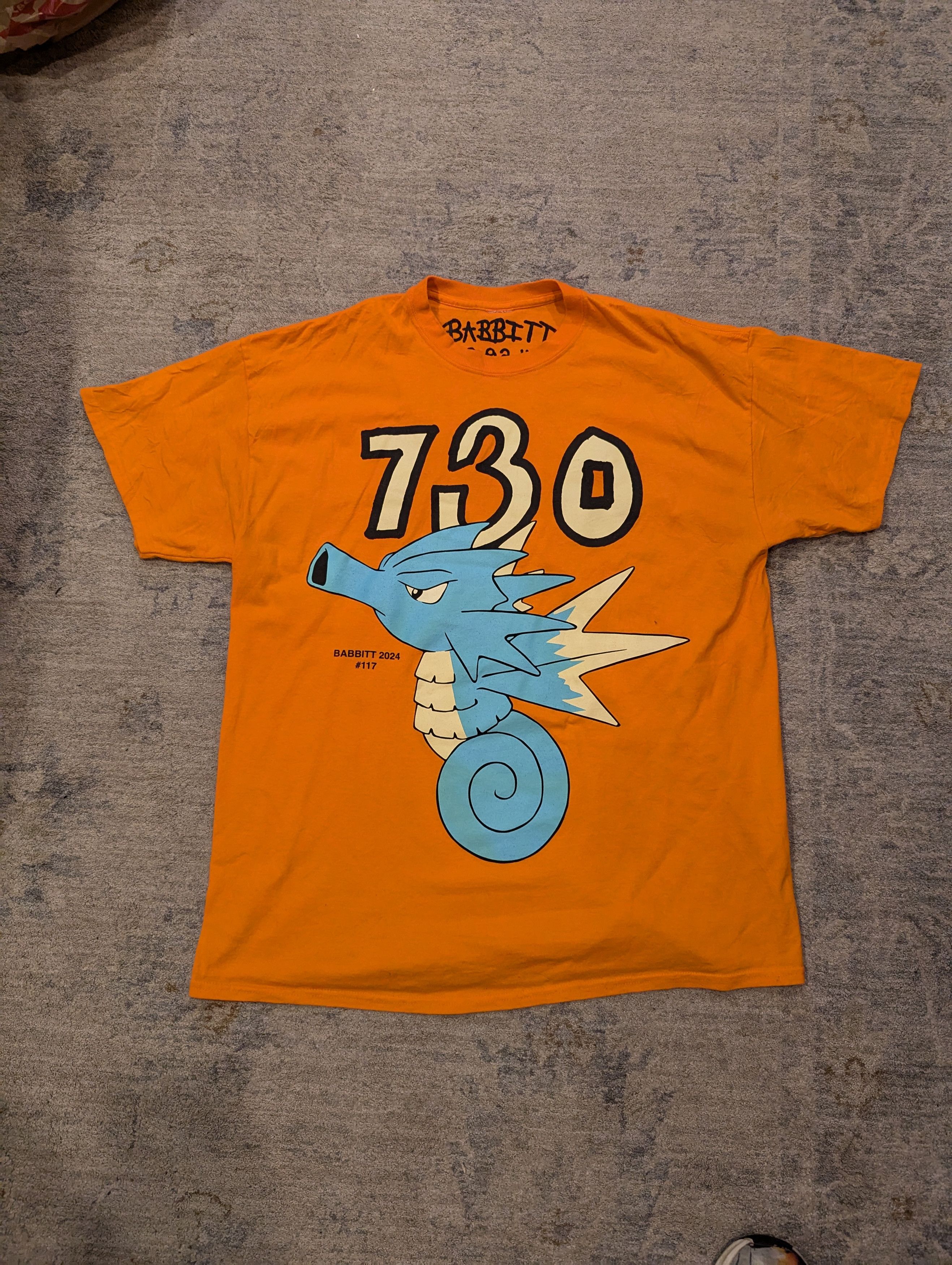 Asspizza Seadra Babbitt pokemon revived 151 tee Size US XL / EU 56 / 4 - 1 Thumbnail