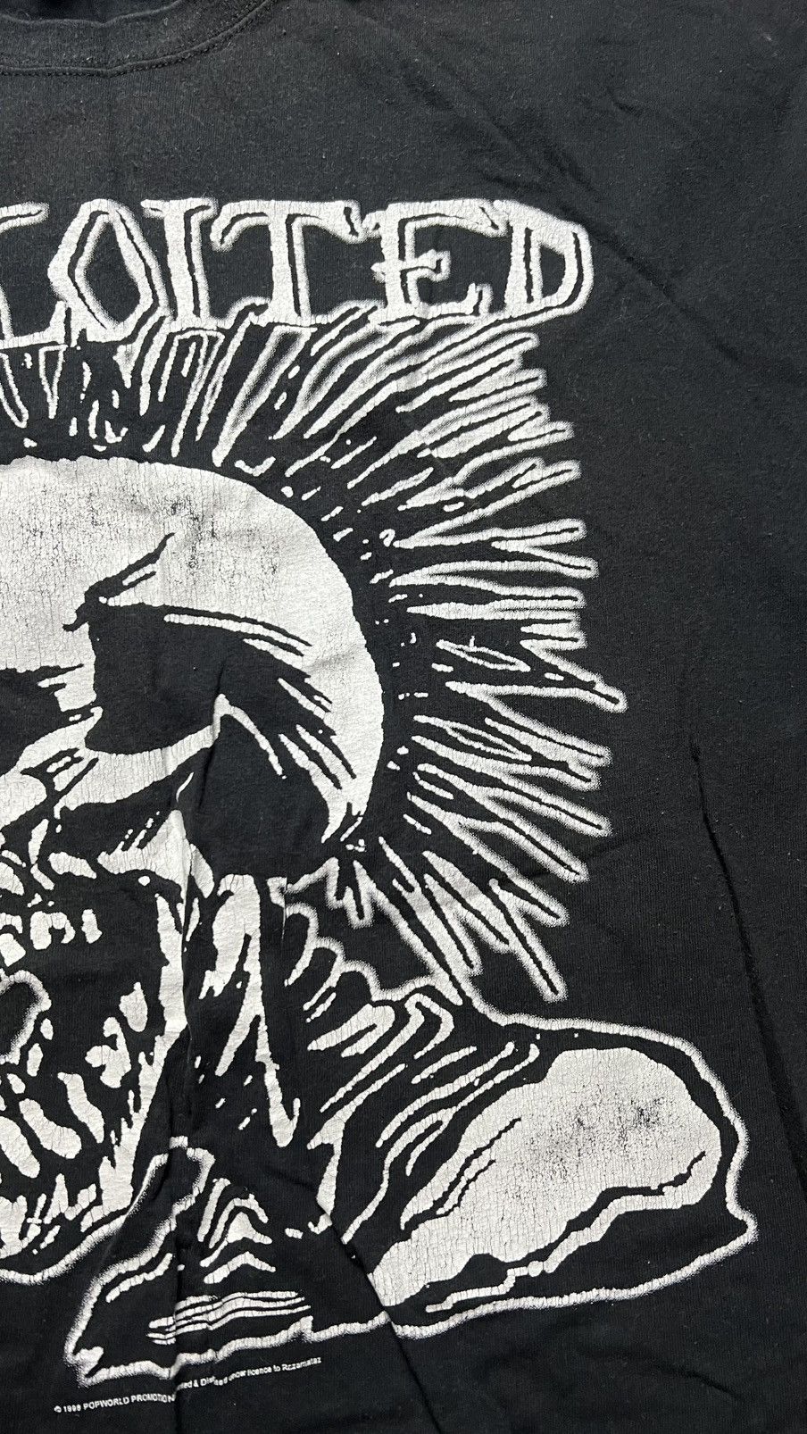 Gildan Exploited total chaos 1998 metalhead skull vintage tee Size US XXL / EU 58 / 5 - 4 Thumbnail