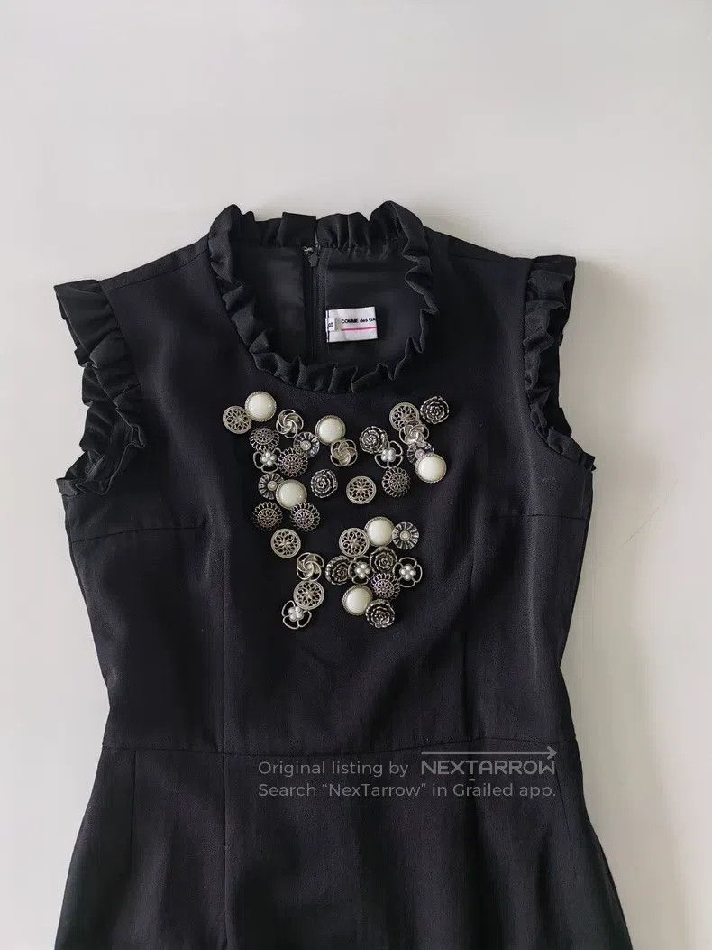 Comme des Garcons Comme Des Garcons Black badge button dress Size S / US 4 / IT 40 - 3 Thumbnail