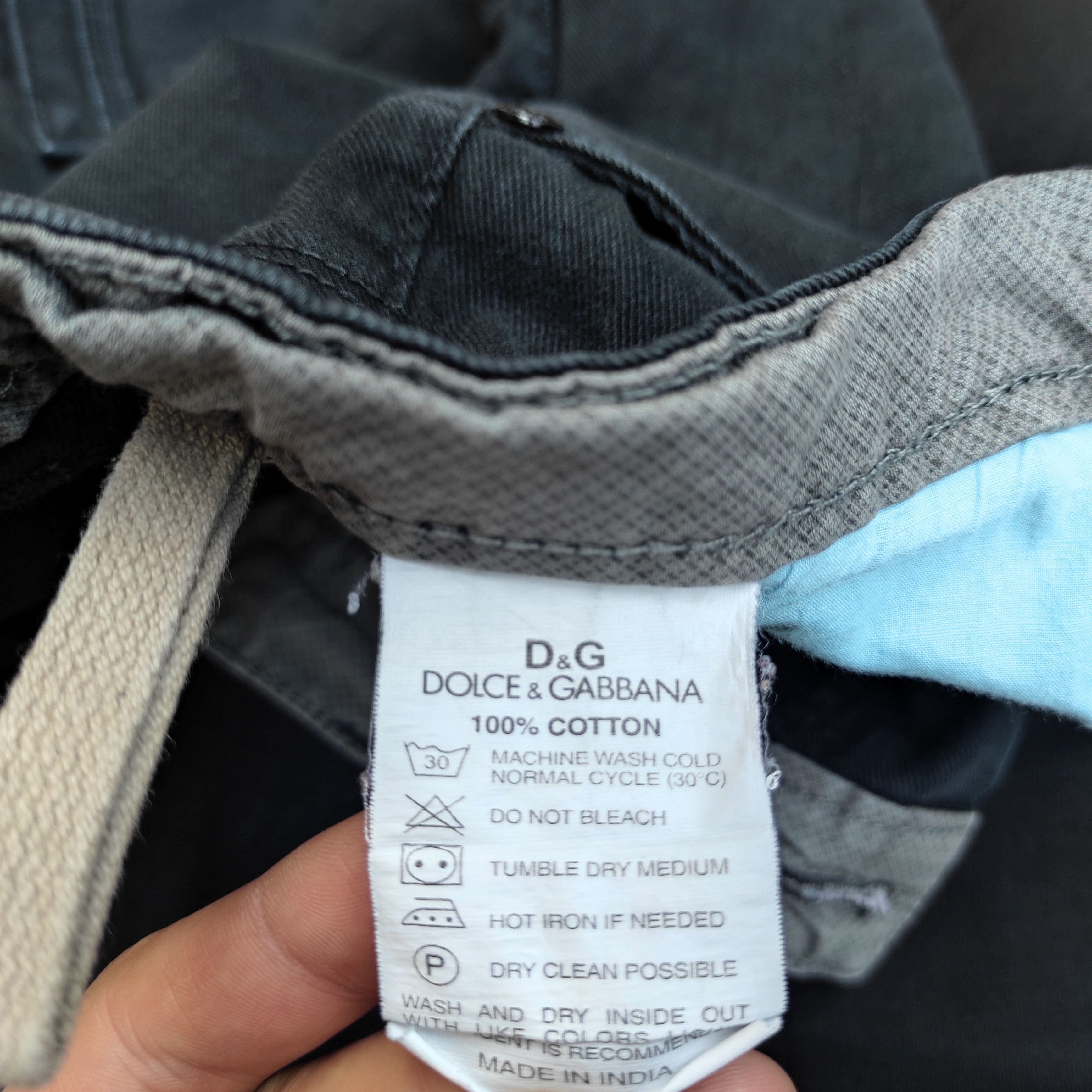 Dolce & Gabbana × Vintage Authentic DOLCE & GABBANA Men's Jogger Denim Pants W34 L26 Size US 34 / EU 50 - 10 Thumbnail