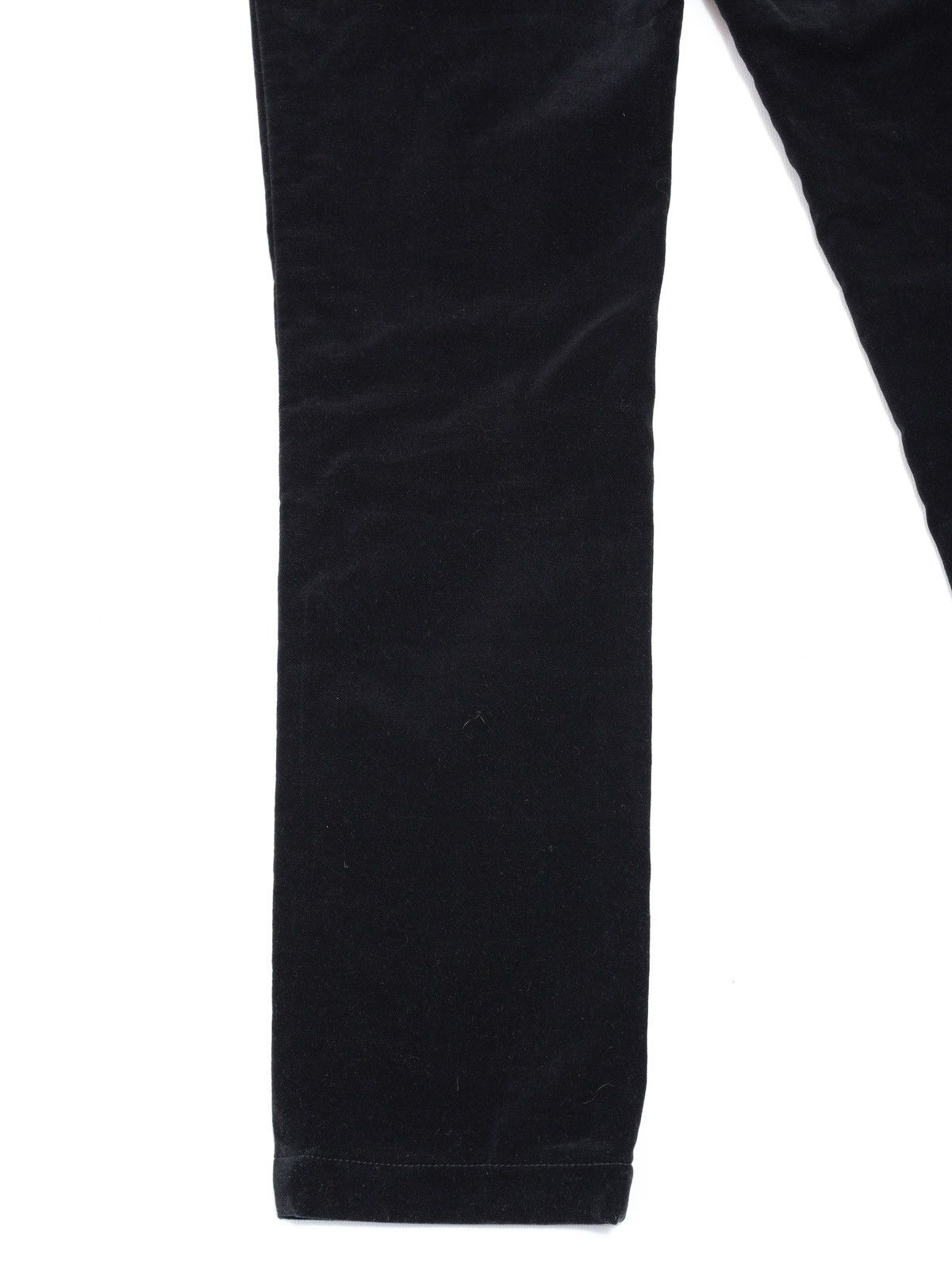 Jean Paul Gaultier Jean Paul Gaultier Cotton Velvet Velour Black Pants Trousers Size 27" / US 4 / IT 40 - 12 Thumbnail