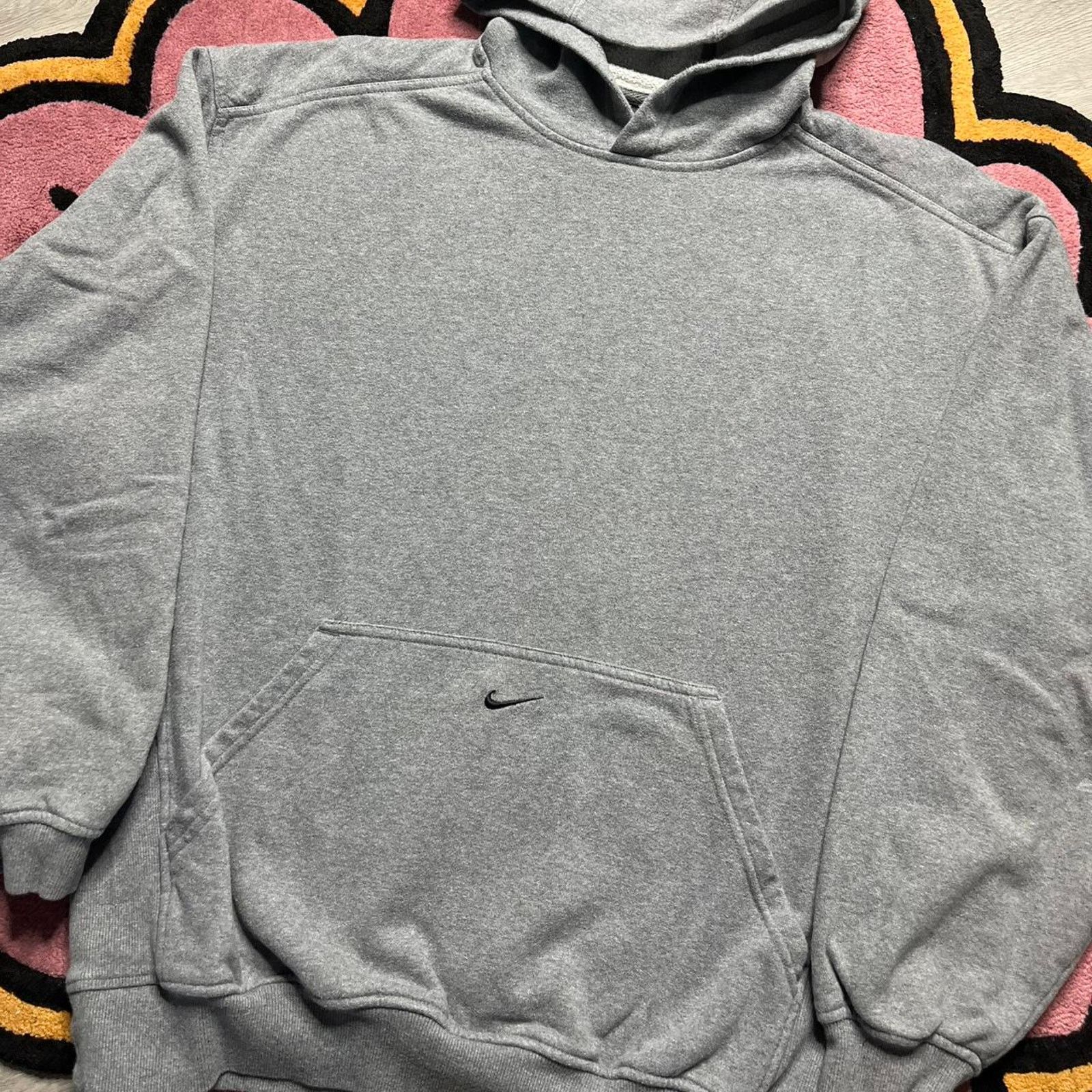 Nike Nike Embroidered Center Swoosh Logo Pullover Hoodie Large Size US L / EU 52-54 / 3 - 2 Thumbnail