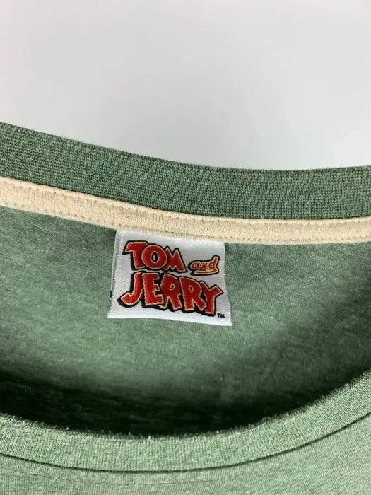 Warner Bros Anima Tom and jerry T-shirt vintage tee size XL khaki Size US XL / EU 56 / 4 - 3 Thumbnail