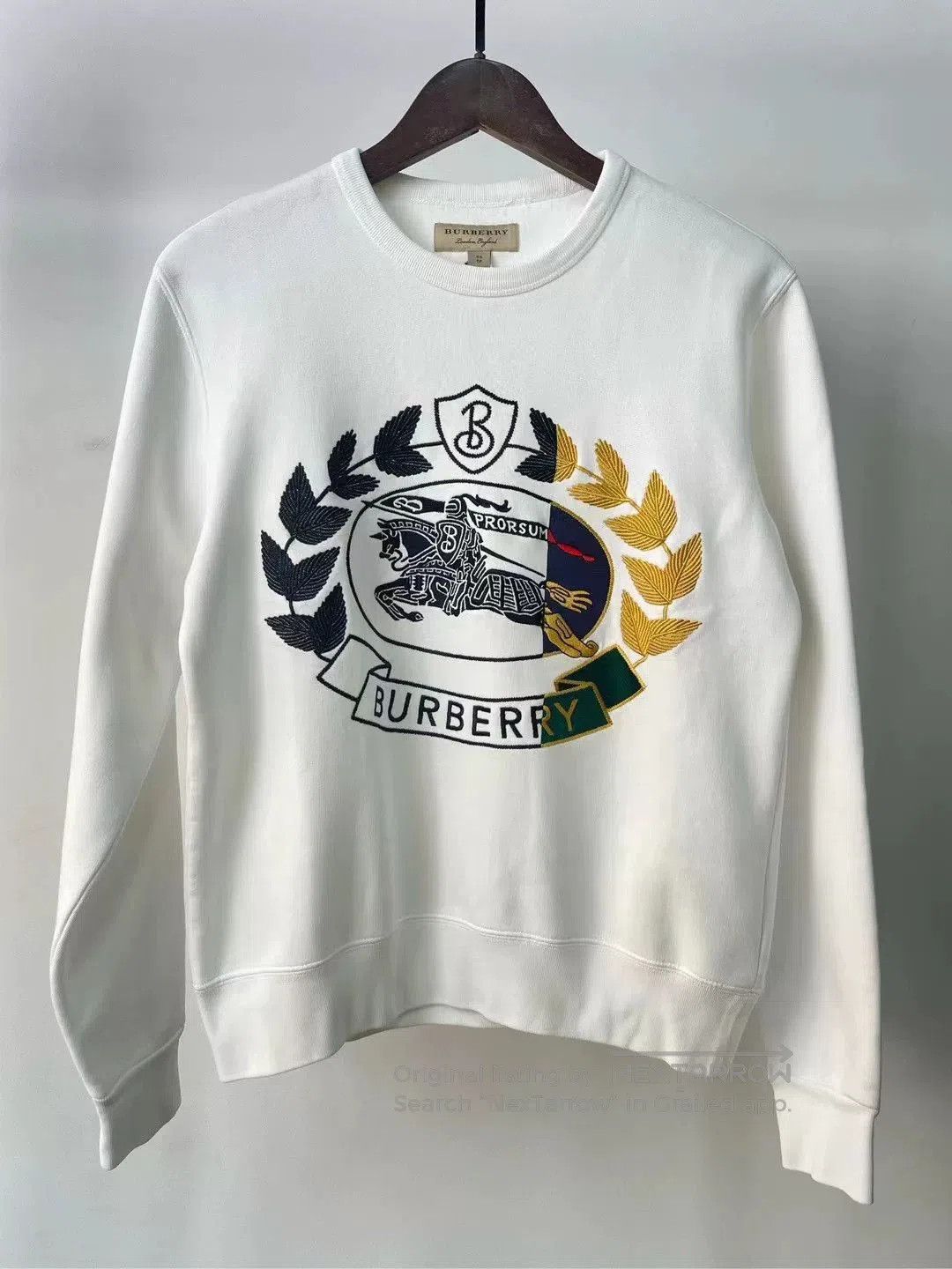 Burberry burberry embroidered sweatshirt with logo. Size US XS / EU 42 / 0 - 1 Thumbnail