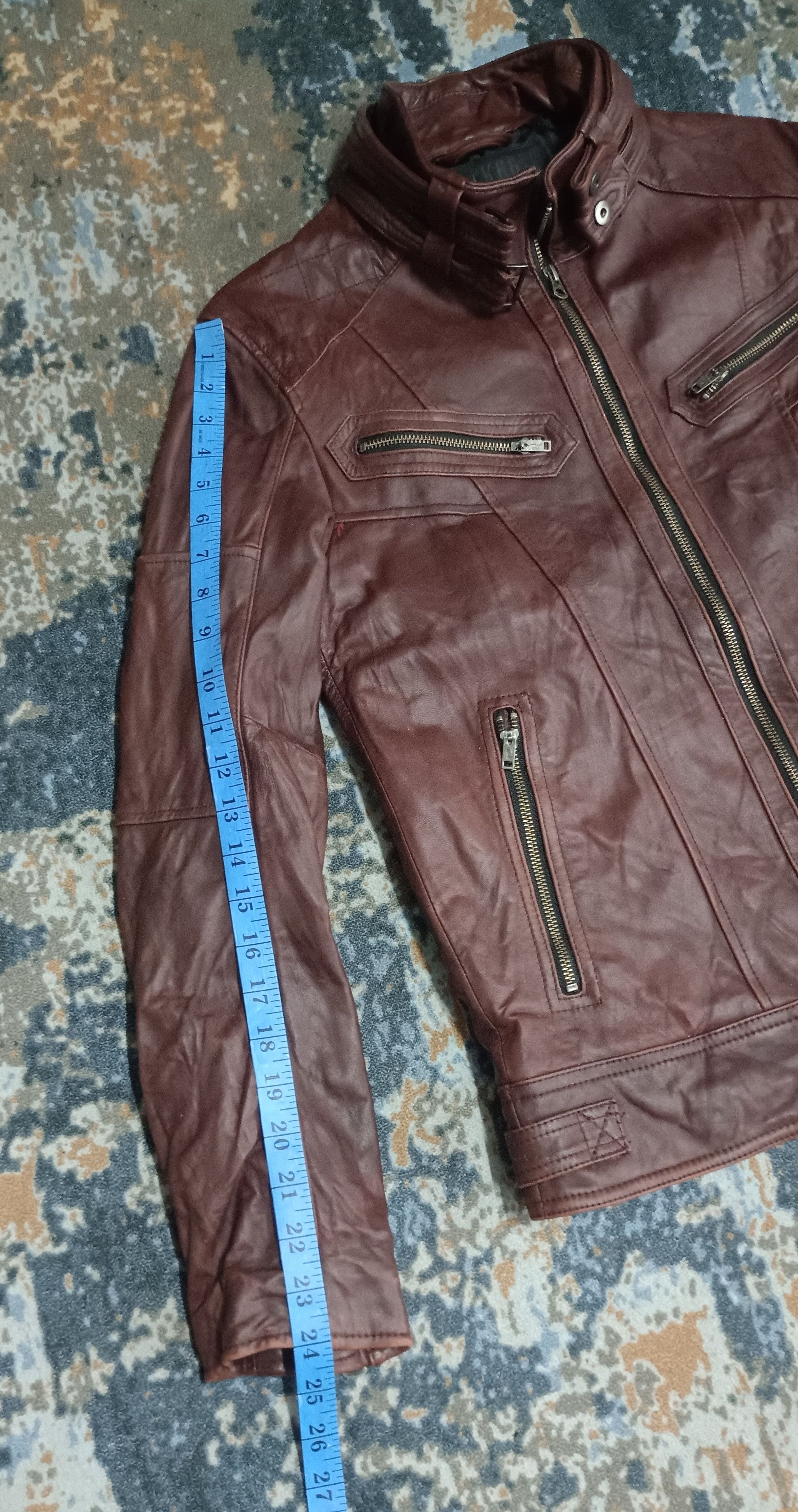 JACKROSE 2000s Jackrose Vintage Multi Pocket Leather Jacket Size US S / EU 44-46 / 1 - 13 Thumbnail