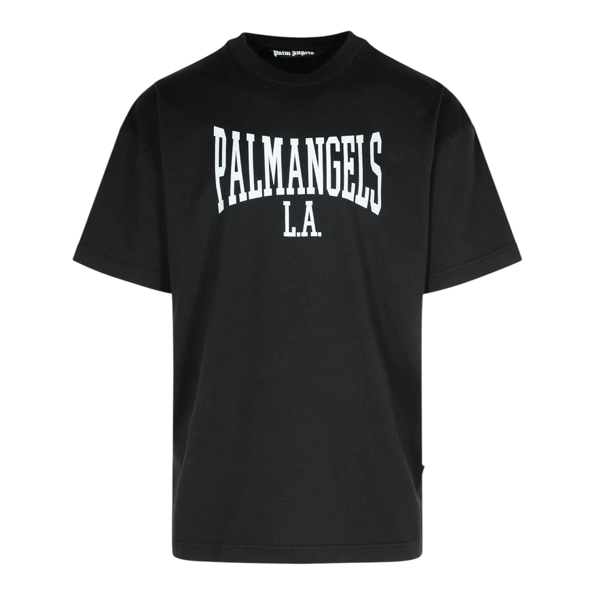 L.A Logo Short Sleeve Tee Shirt Black White