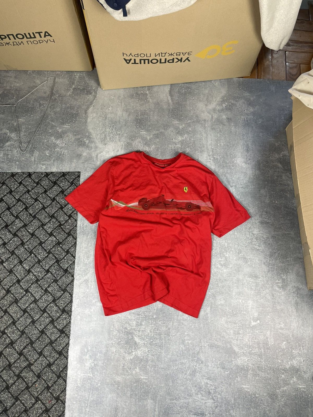 Ferrari × Formula 1 Ferrari Formula 1 Racing Turbo Red tee Size US M / EU 48-50 / 2 - 2 Thumbnail