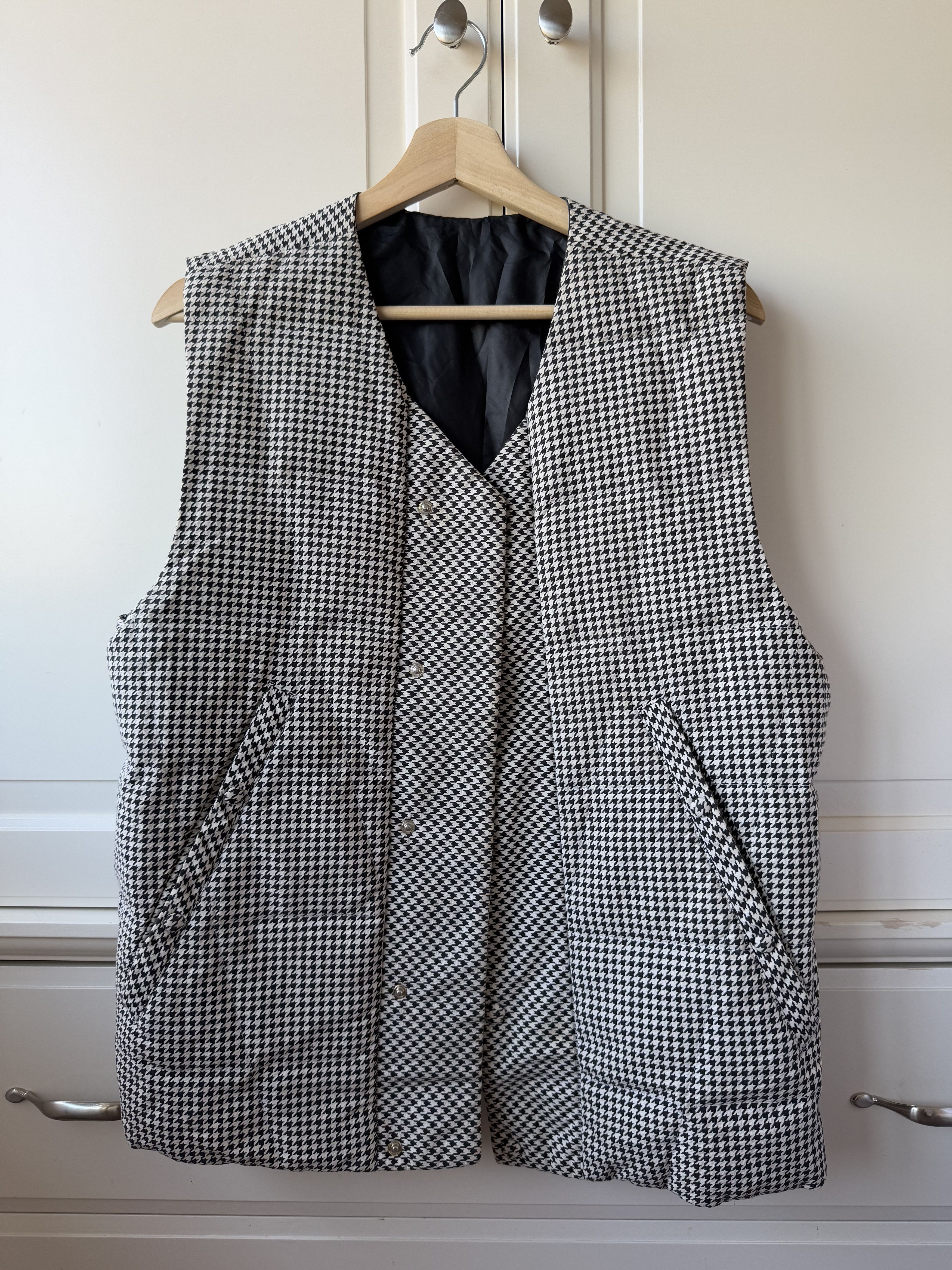 Paul Smith Rare Paul Smith Houndstooth Padded Gilet Size US M / EU 48-50 / 2 - 1 Thumbnail