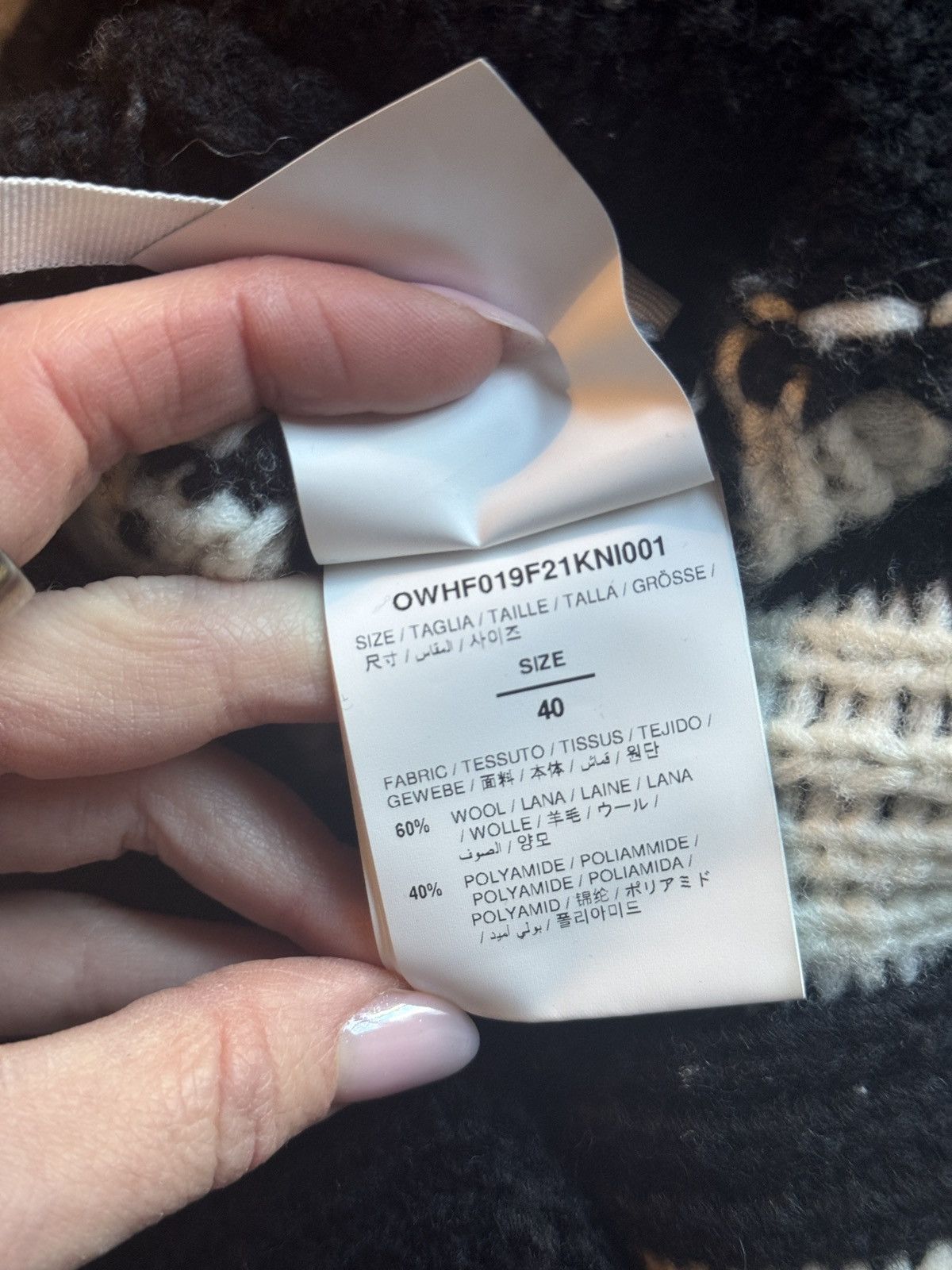 Off-White Off-White turtleneck wool sweater Size S / US 4 / IT 40 - 3 Thumbnail