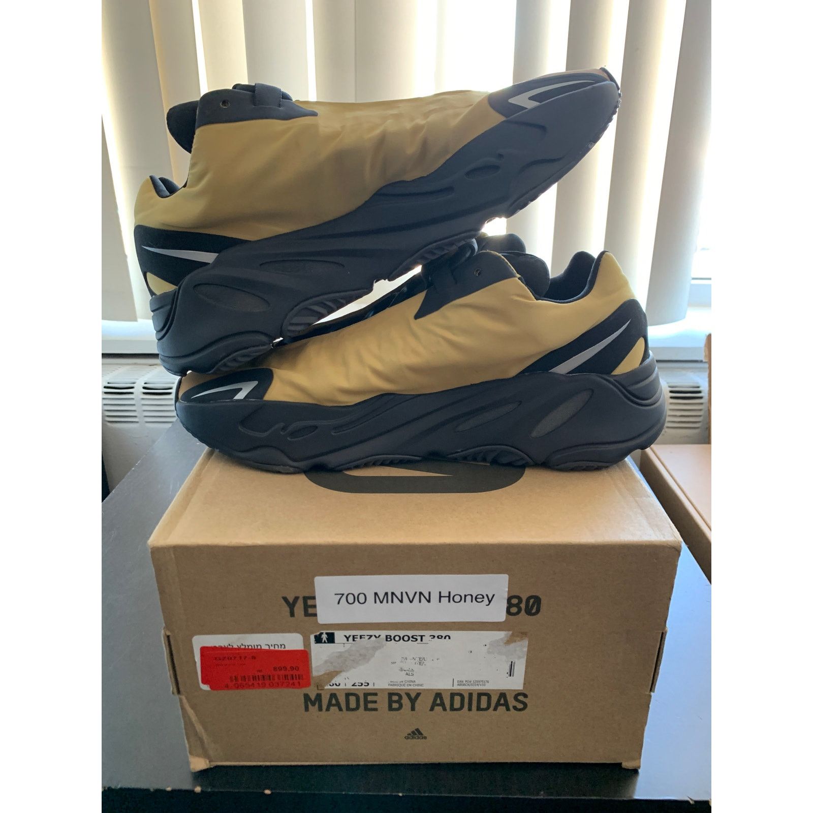 Adidas adidas Yeezy Boost 700 MNVN Honey Flux Size 8.5 BRAND NEW Size US 8.5 / EU 41-42 - 5 Thumbnail