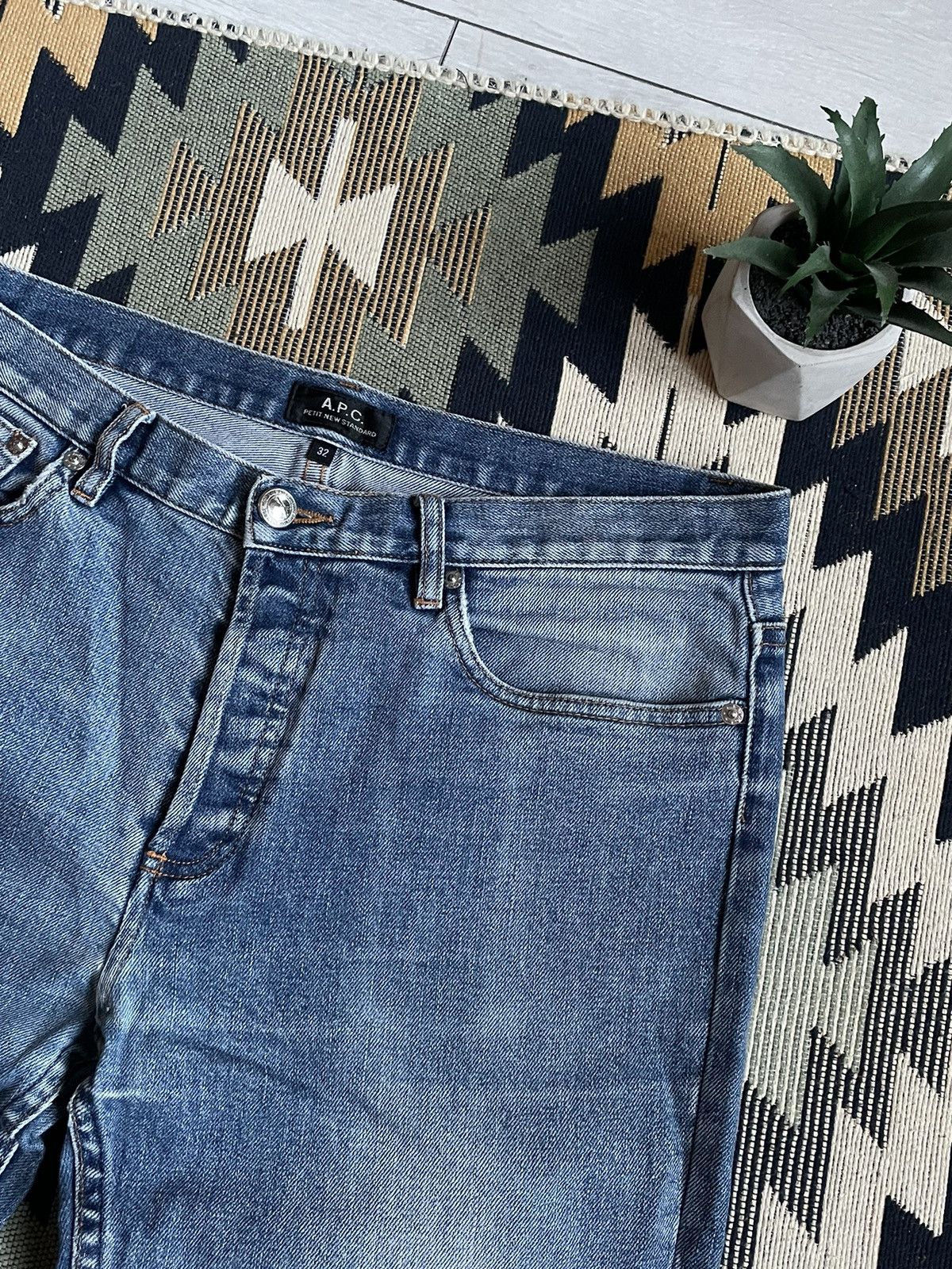 A.P.C. A.P.C. Petit New Standard Denim Seldwage Jeans Size US 32 / EU 48 - 5 Thumbnail