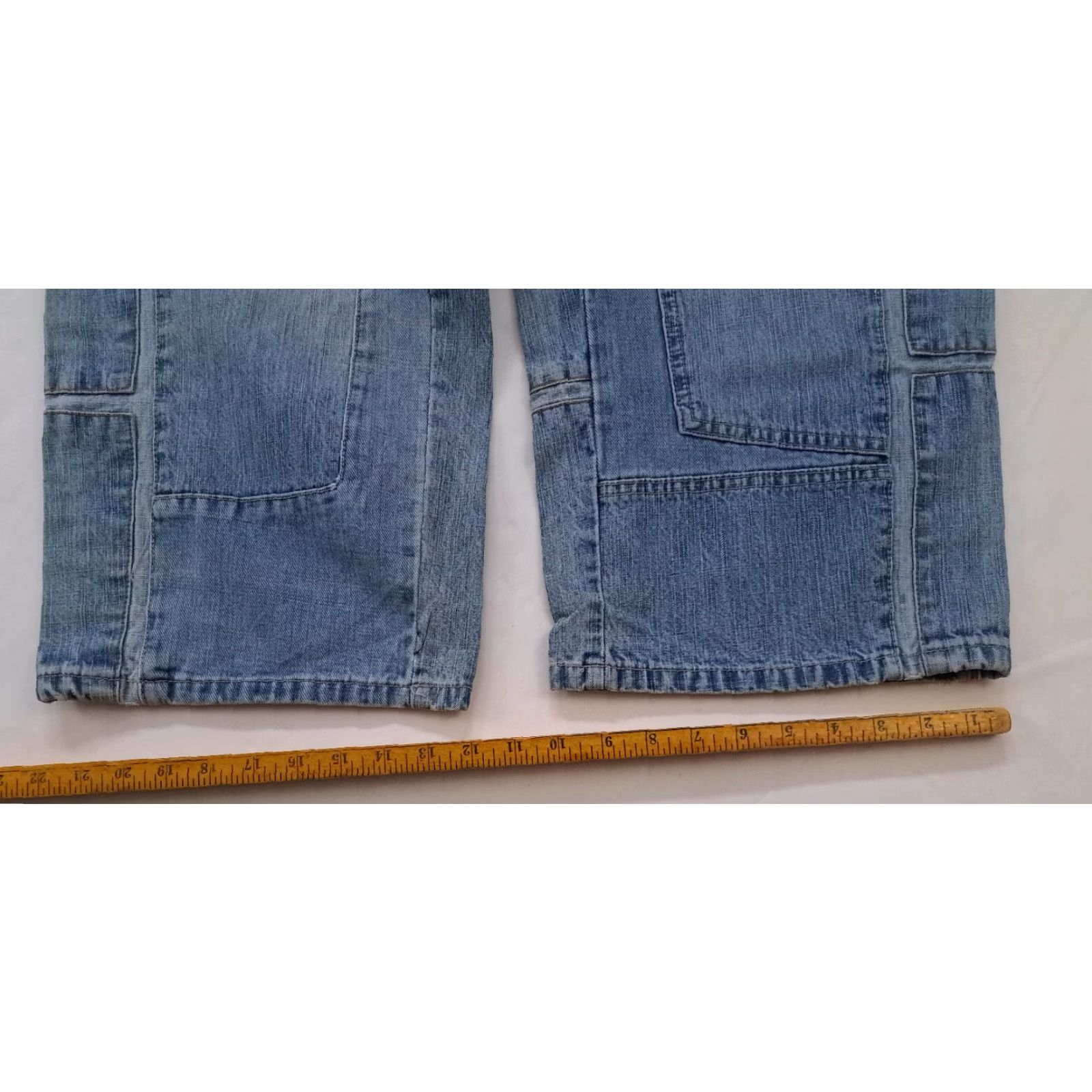 Pelle Pelle VINTAGE Pelle-Pelle Mens Pants Cargo Blue 40-34 Inseam 34 Jeans 38 Waiste 33 Inseam (Good Clean Condition) Size US 40 / EU 56 - 3 Thumbnail