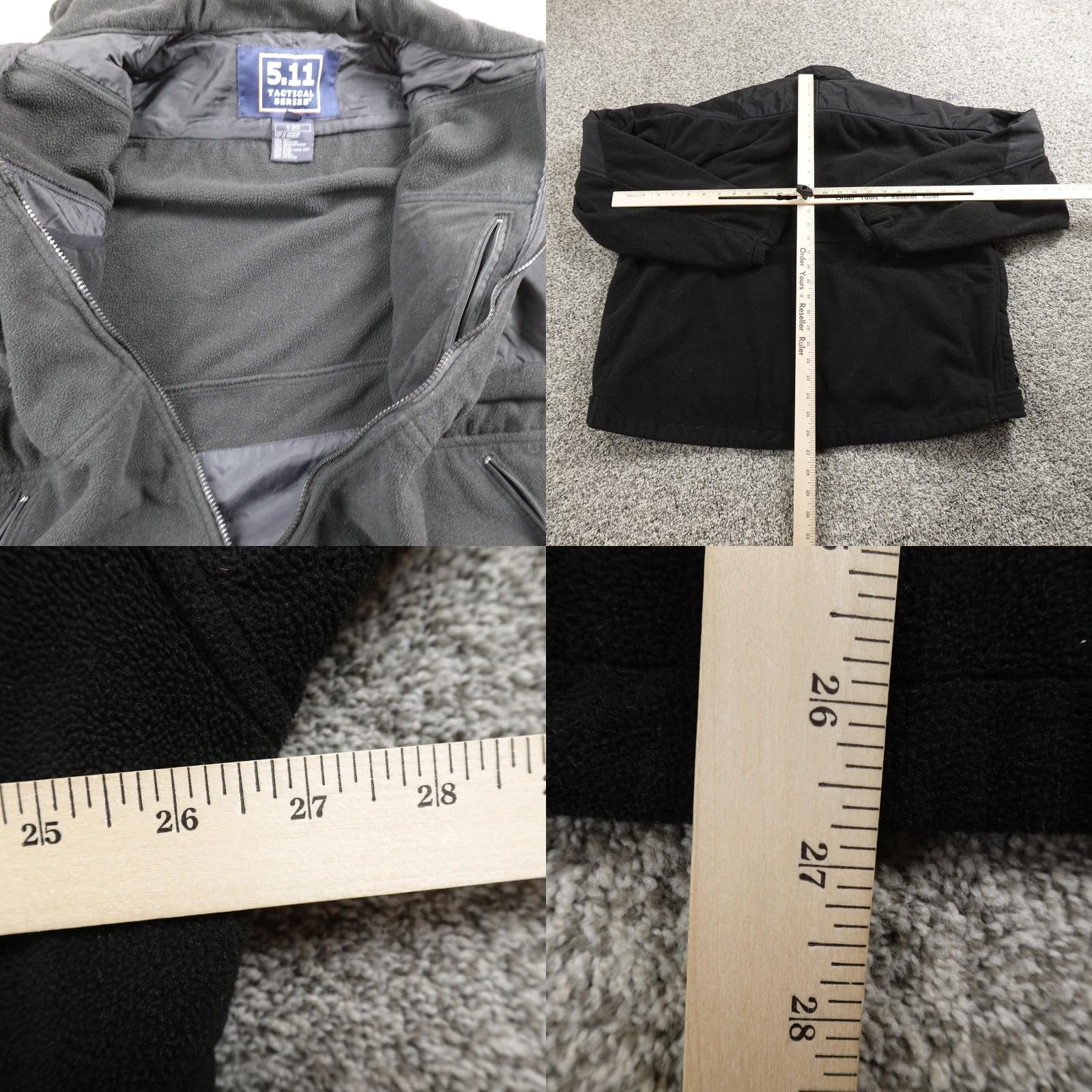 Vintage NEW 5.11 Tactical Jacket Mens L Black Fleece Full Zip Military Coat Top Size US L / EU 52-54 / 3 - 8 Thumbnail