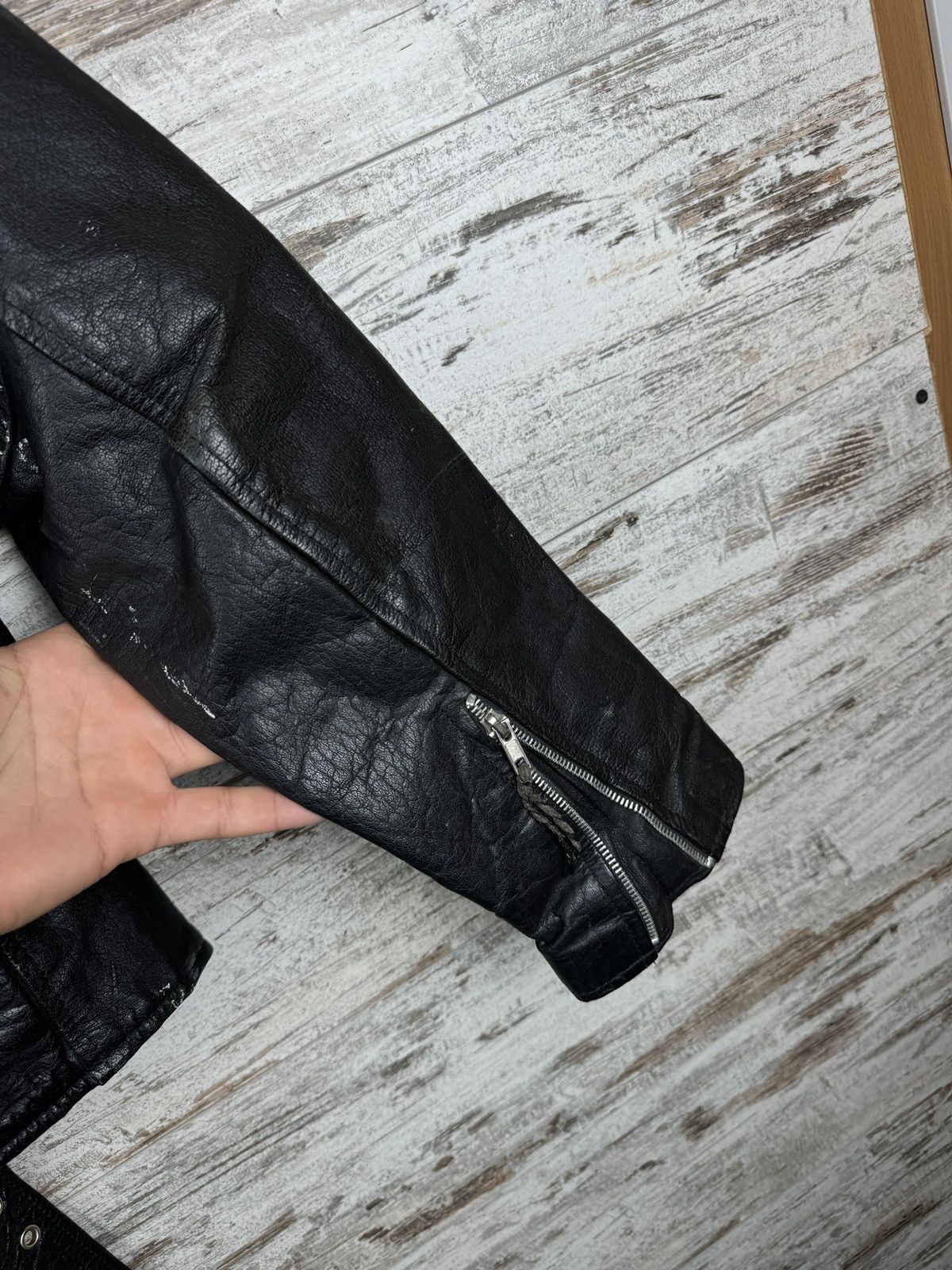 Harley Davidson Womens Harley Davidson Style Leather Jacket Racing rare Size XS / US 0-2 / IT 36-38 - 20 Thumbnail