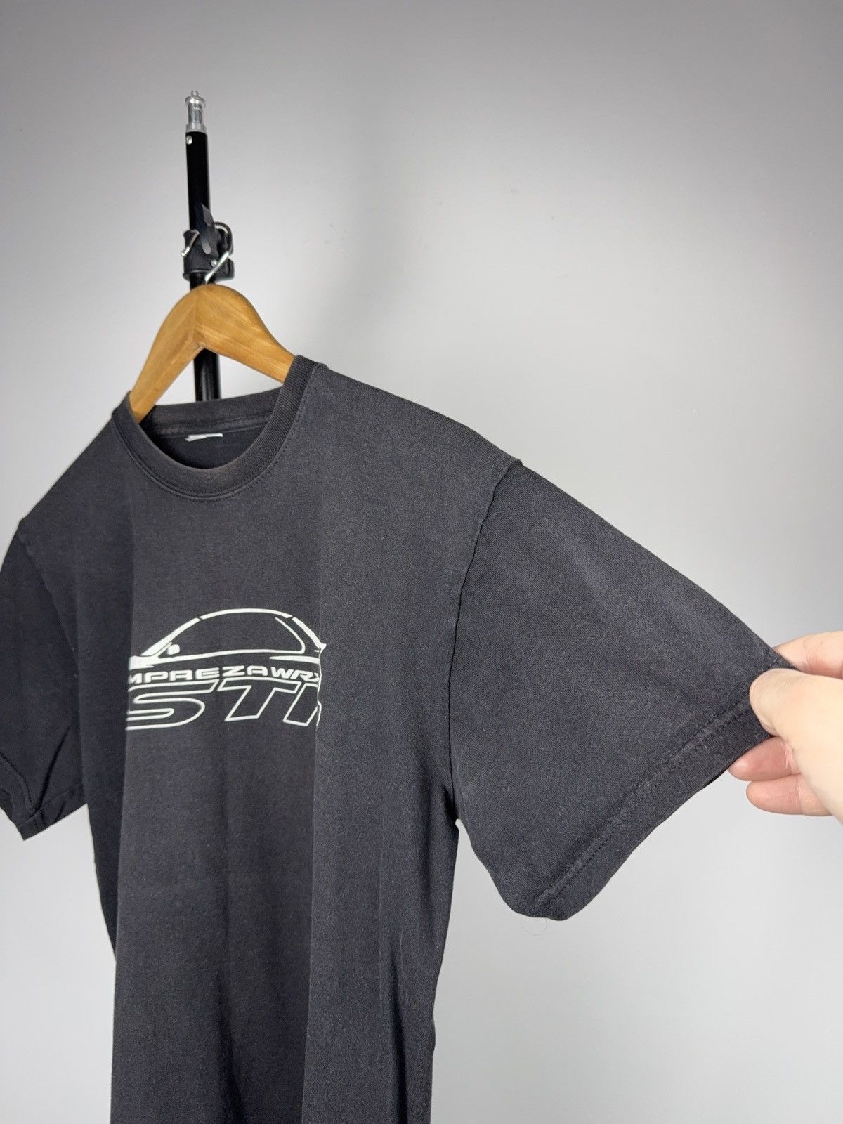Vintage 00s Subaru Impreza WRX STI JDM Graphic Faded Racing T-Shirt Size US M / EU 48-50 / 2 - 8 Thumbnail