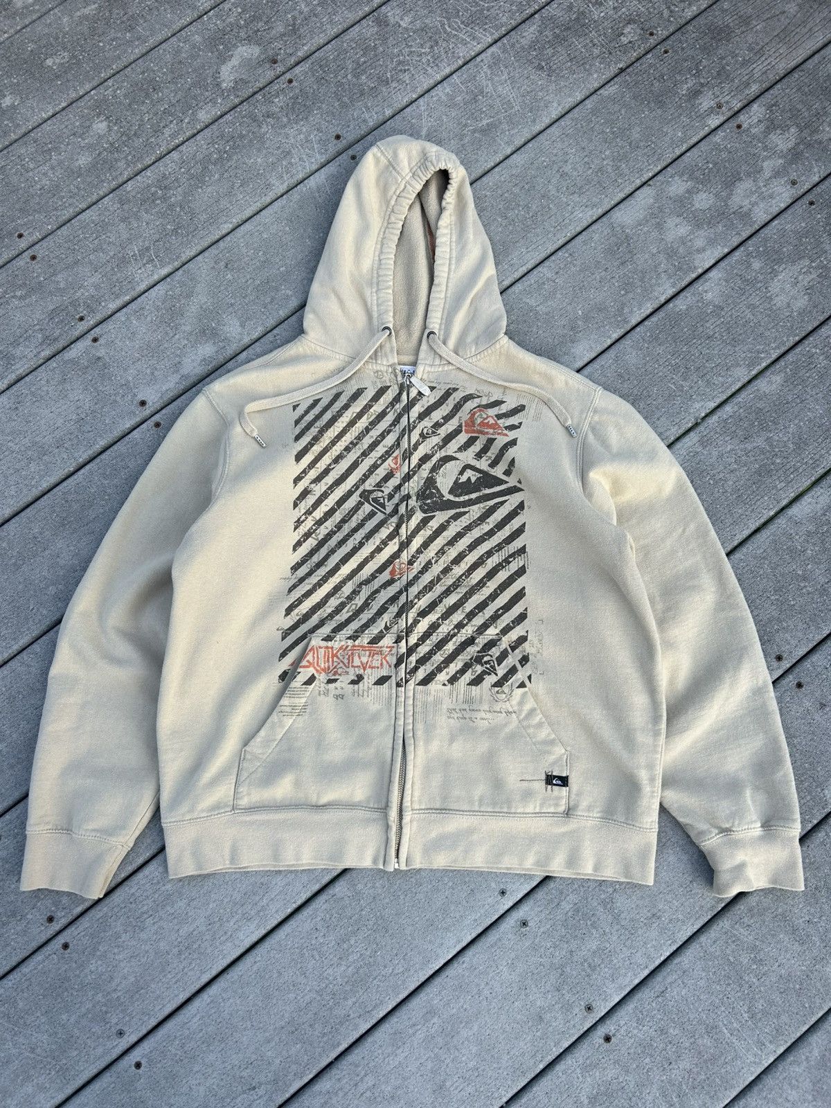 Quiksilver × Vintage Vintage Quiksilver hoodie Size US M / EU 48-50 / 2 - 1 Thumbnail