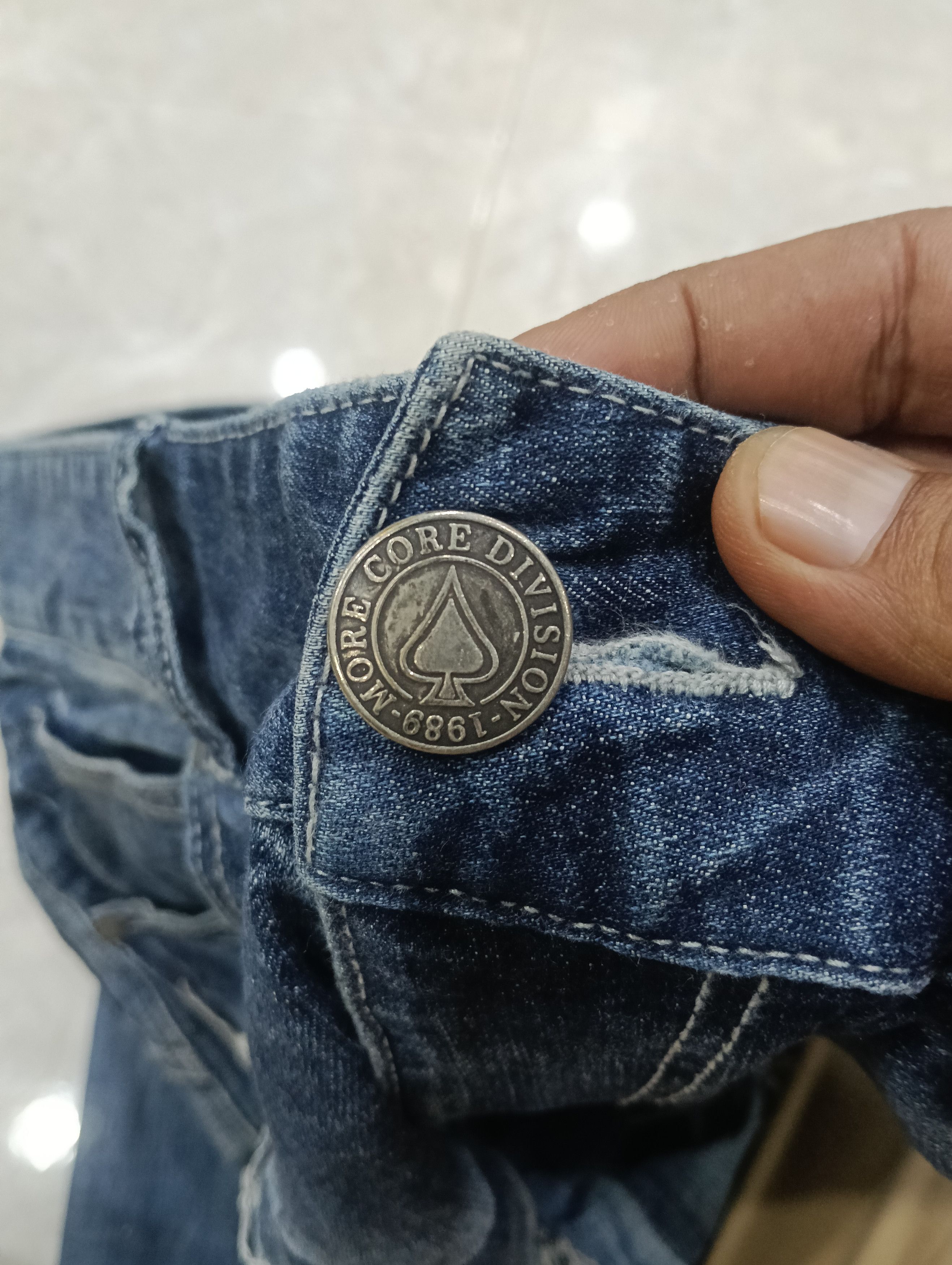 Japanese Brand More Core Division Distressed Style Size US 34 / EU 50 - 11 Thumbnail