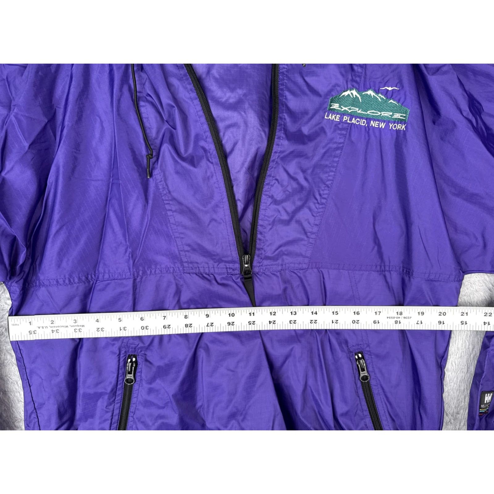 Helly Hansen VINTAGE Helly Hansen Jacket Mens Small Purple Explore Lake Placid Anorak 90s Size US S / EU 44-46 / 1 - 7 Thumbnail