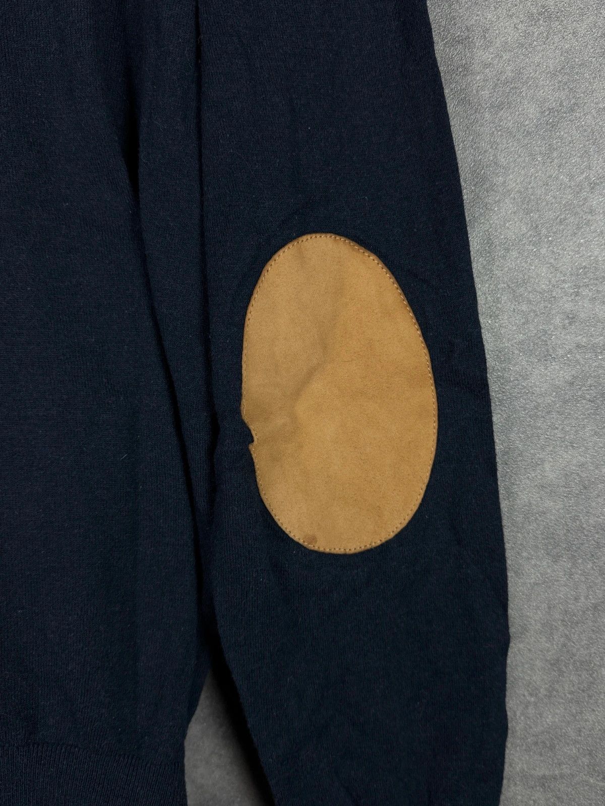 Carolina Herrera Carolina Herrera Cotton Sweater Navy Embroidered Logo Size L / US 10 / IT 46 - 10 Thumbnail