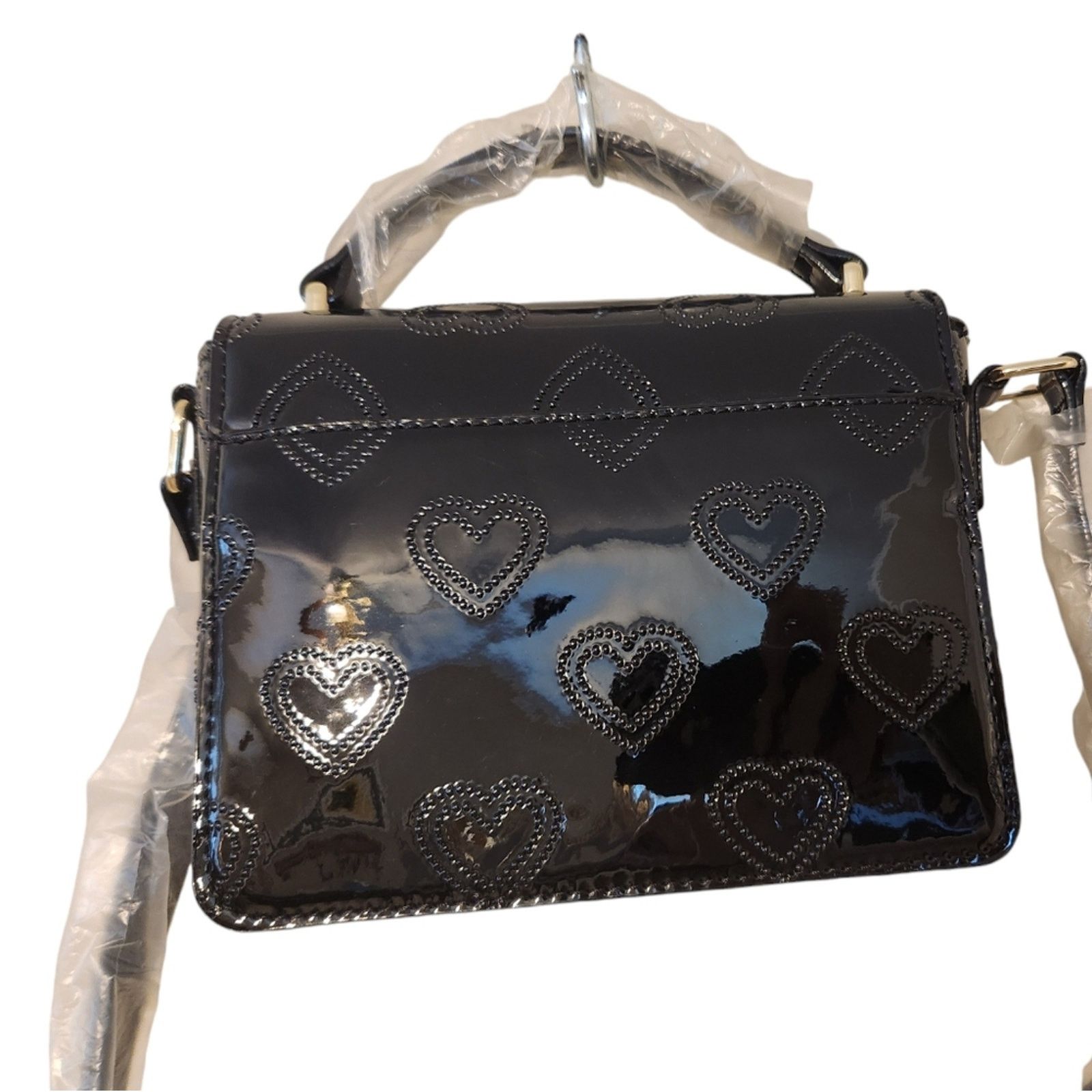 Betsey Johnson NWT Betsey Johnson Quilted Hearts Top Handle Crossbody Bag Size ONE SIZE - 4 Thumbnail