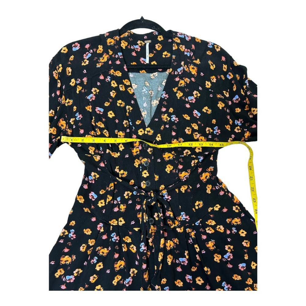 Free People Free People l L’amour Floral Printed Black Combo Romper 2 Size 26" / US 2 / IT 38 - 5 Thumbnail
