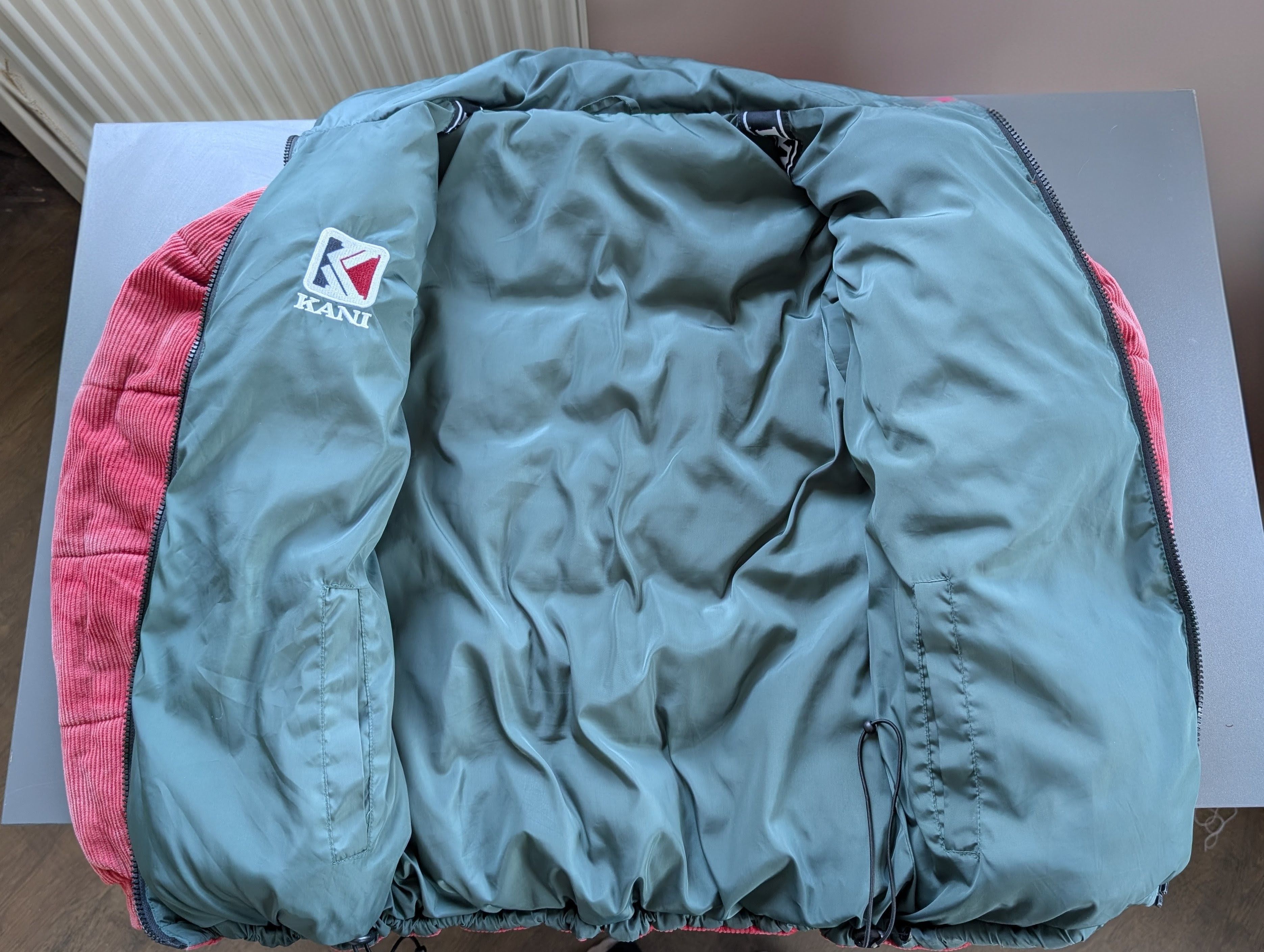 Karl Kani Karl Kani Vintage Corduroy Puffer Mans Two- Sided Red Size US S / EU 44-46 / 1 - 4 Thumbnail