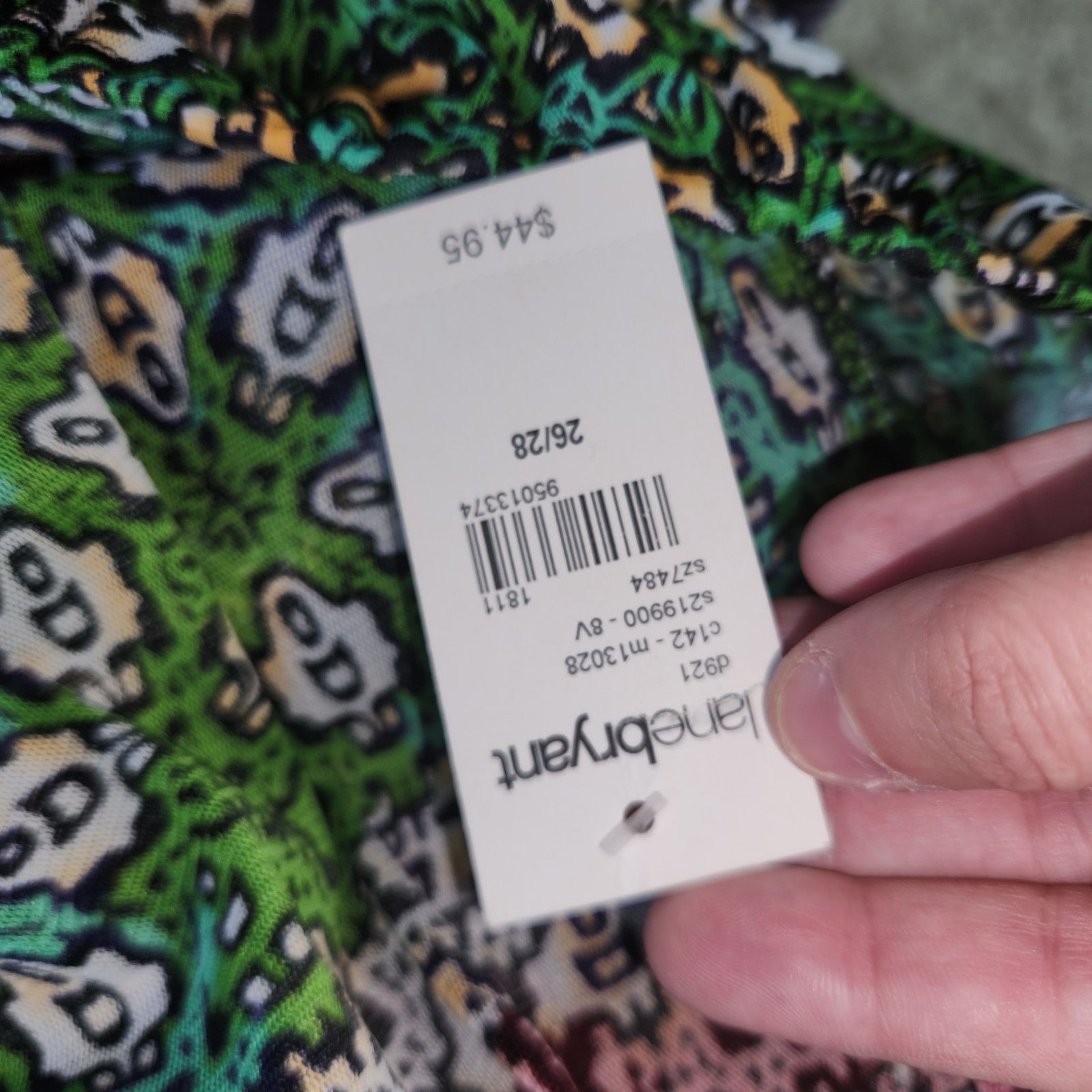 Other Lane Bryant Womens 26/28 Bell Sleeve Smocked Hem Blouse NWT Size 4XL / US 24-26 - 4 Thumbnail