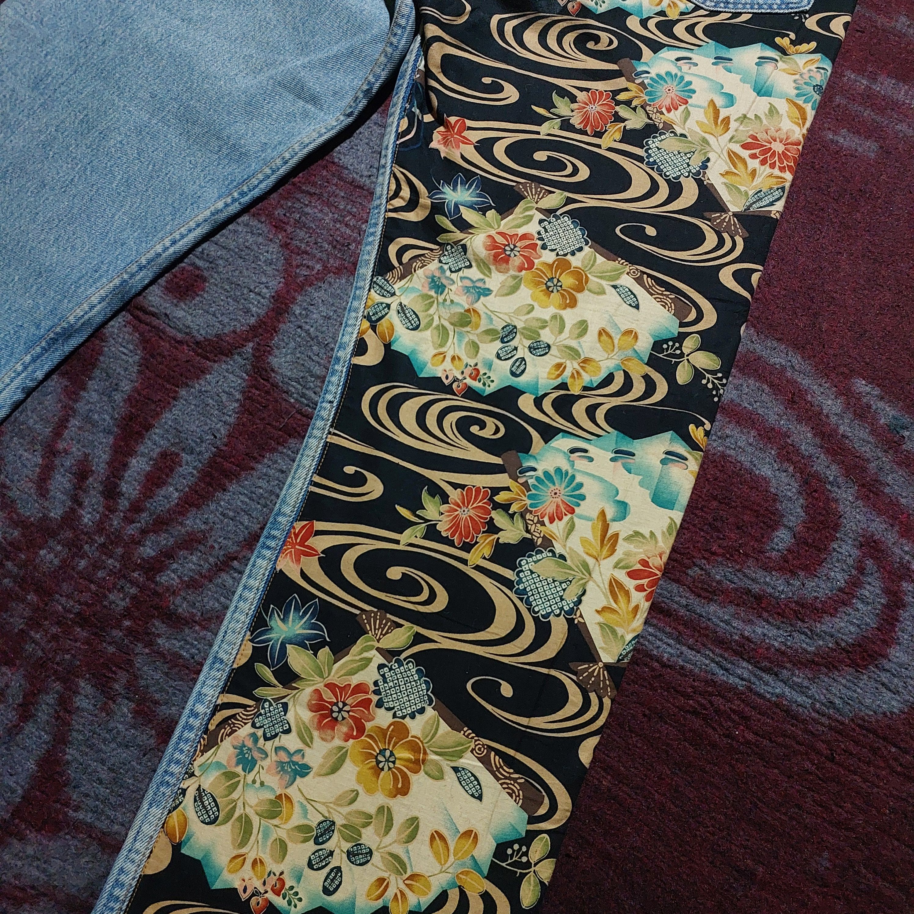 Levi's Vintage 501 Levi's custom tiger art japan sakura denim Size US 34 / EU 50 - 7 Thumbnail