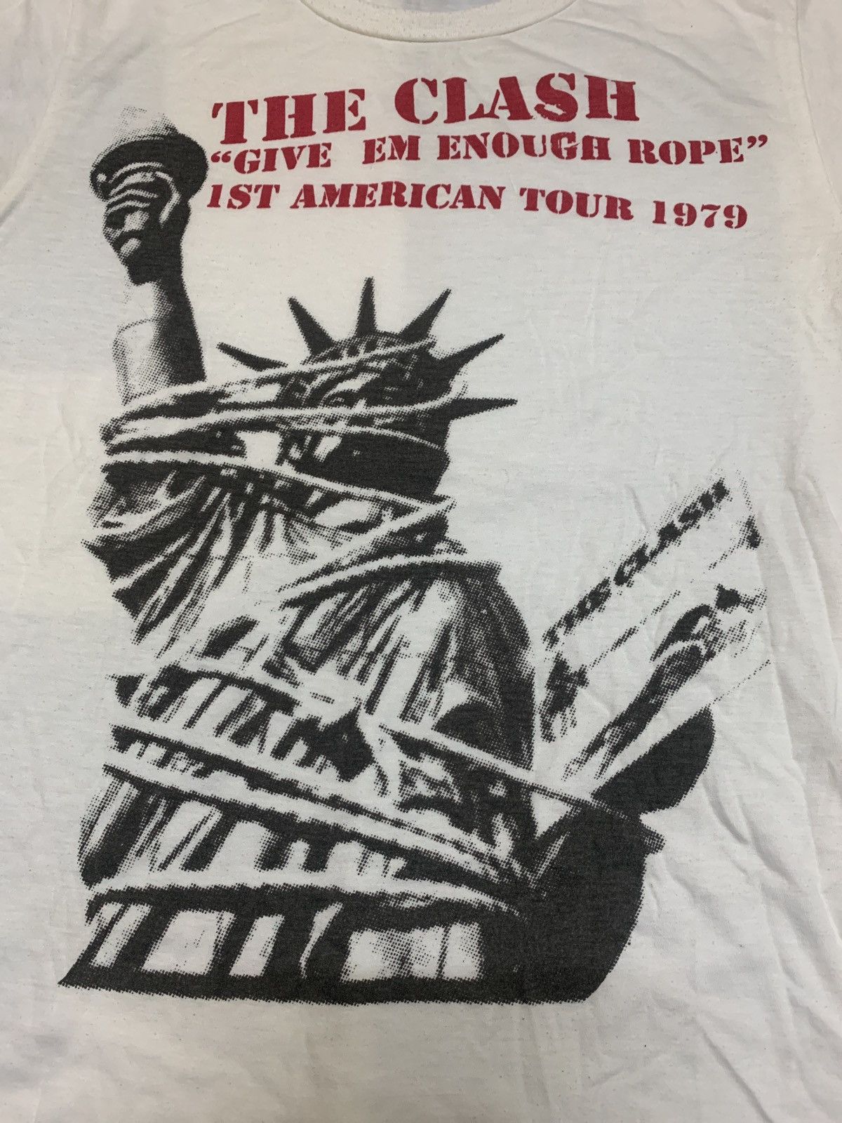 Band Tees Vintage The Clash Liberty Tshirt Band Tour 1979 Size US S / EU 44-46 / 1 - 4 Thumbnail