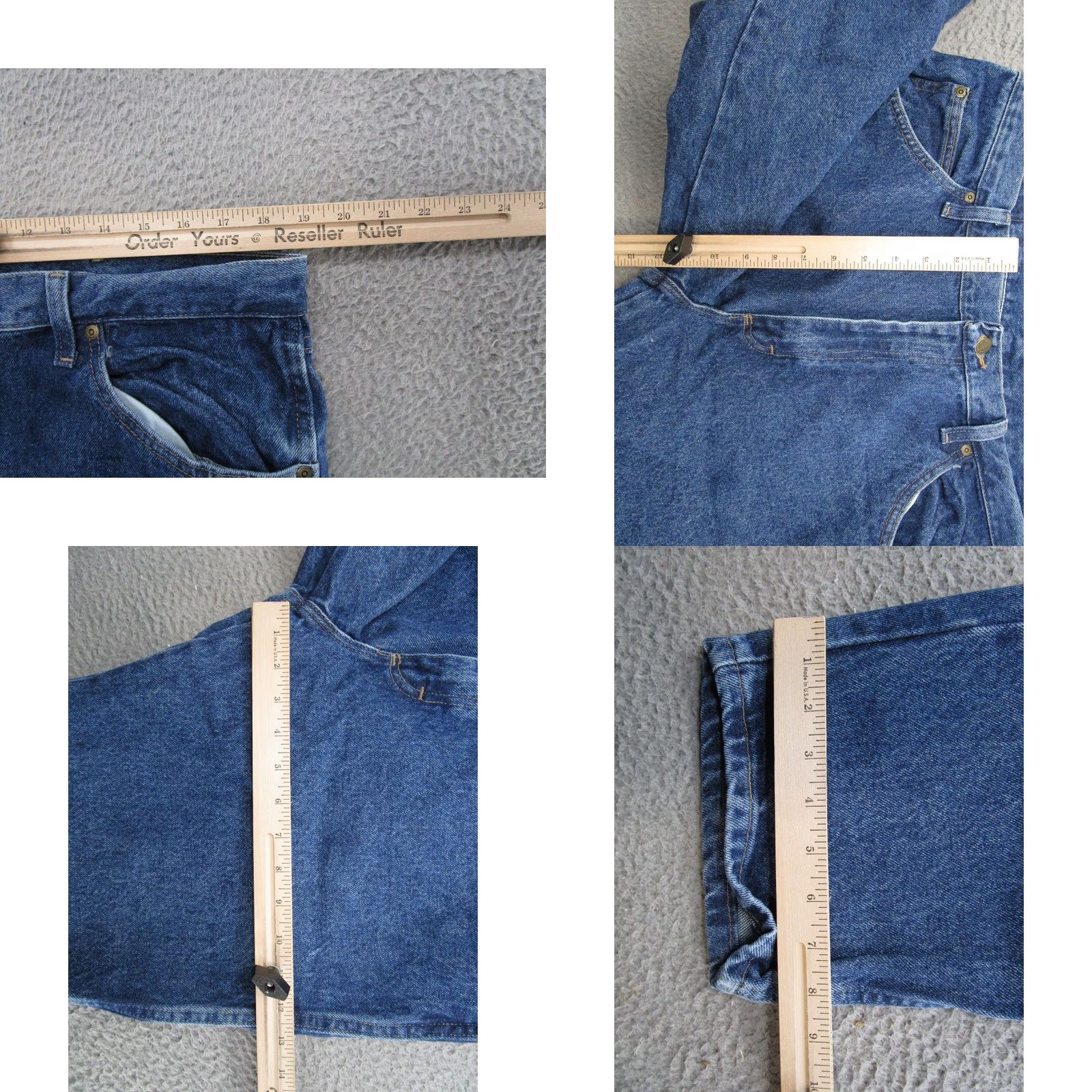Wrangler Wrangler Jeans Five Star Blue Straight Leg Size 38x30 Denim Shaping U Shape NEW Men Pants - Wrangler Blue Jeans 5 Star Straight Leg 38x30 Mens Size US 38 / EU 54 - 8 Thumbnail