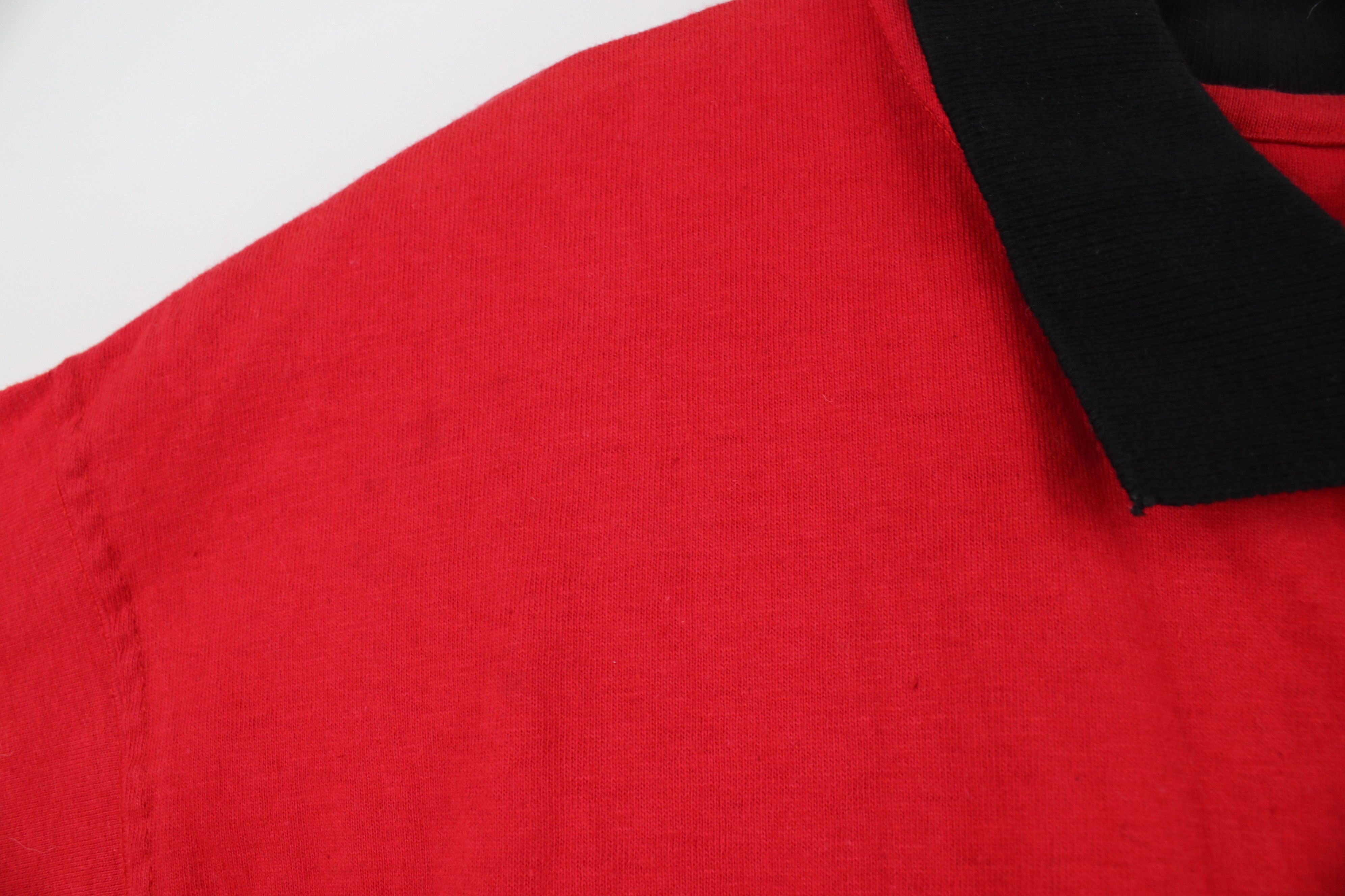 Vintage Vintage 90s Spell Chicago Bulls Basketball Polo Shirt Red Size US M / EU 48-50 / 2 - 9 Thumbnail