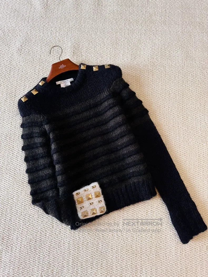 Givenchy Givenchy Star-studded Sweet and Cool Style Crewneck Stripe Size US XS / EU 42 / 0 - 4 Thumbnail