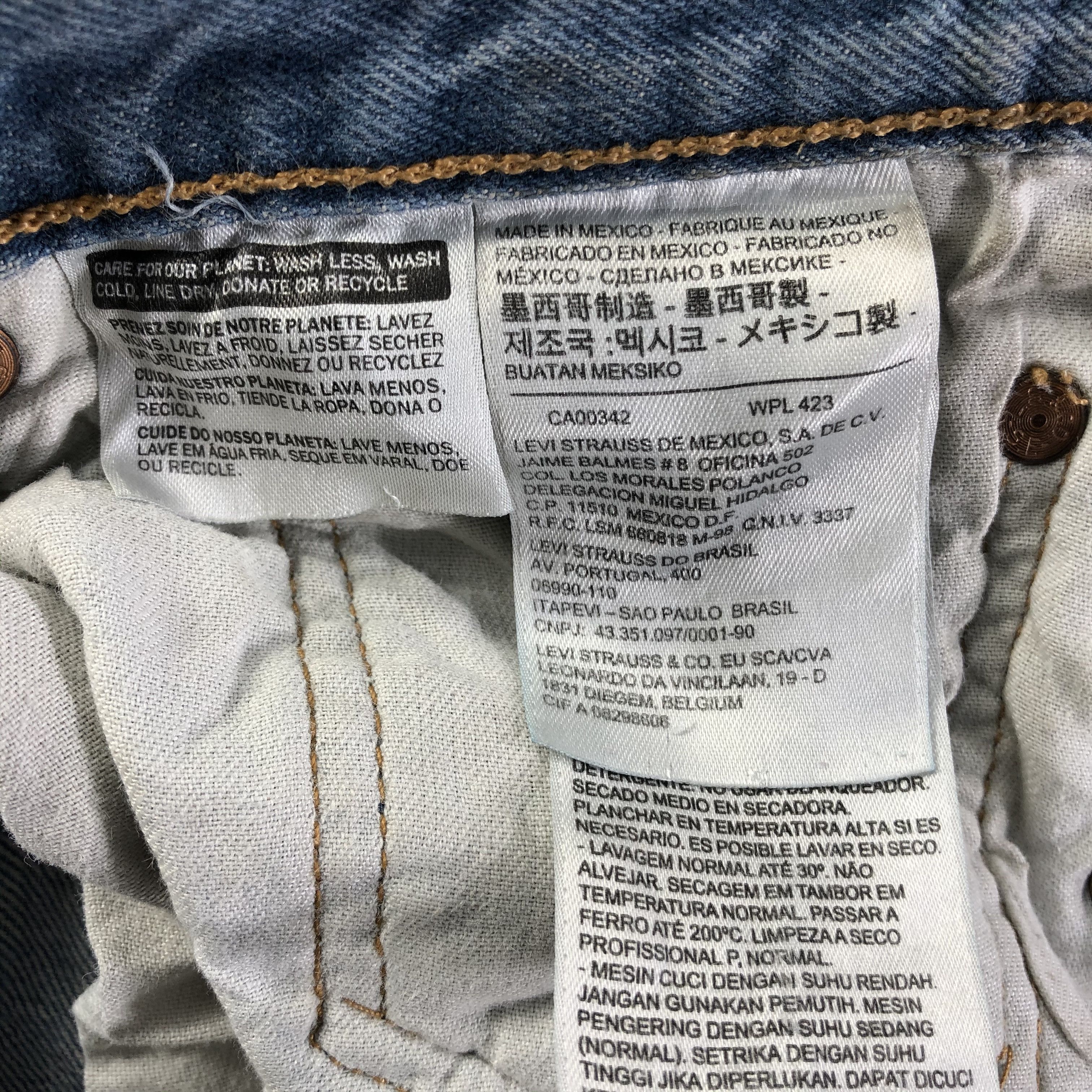 Levi's Vintage Levis 501 Jeans-J4369 Size US 35 - 9 Thumbnail