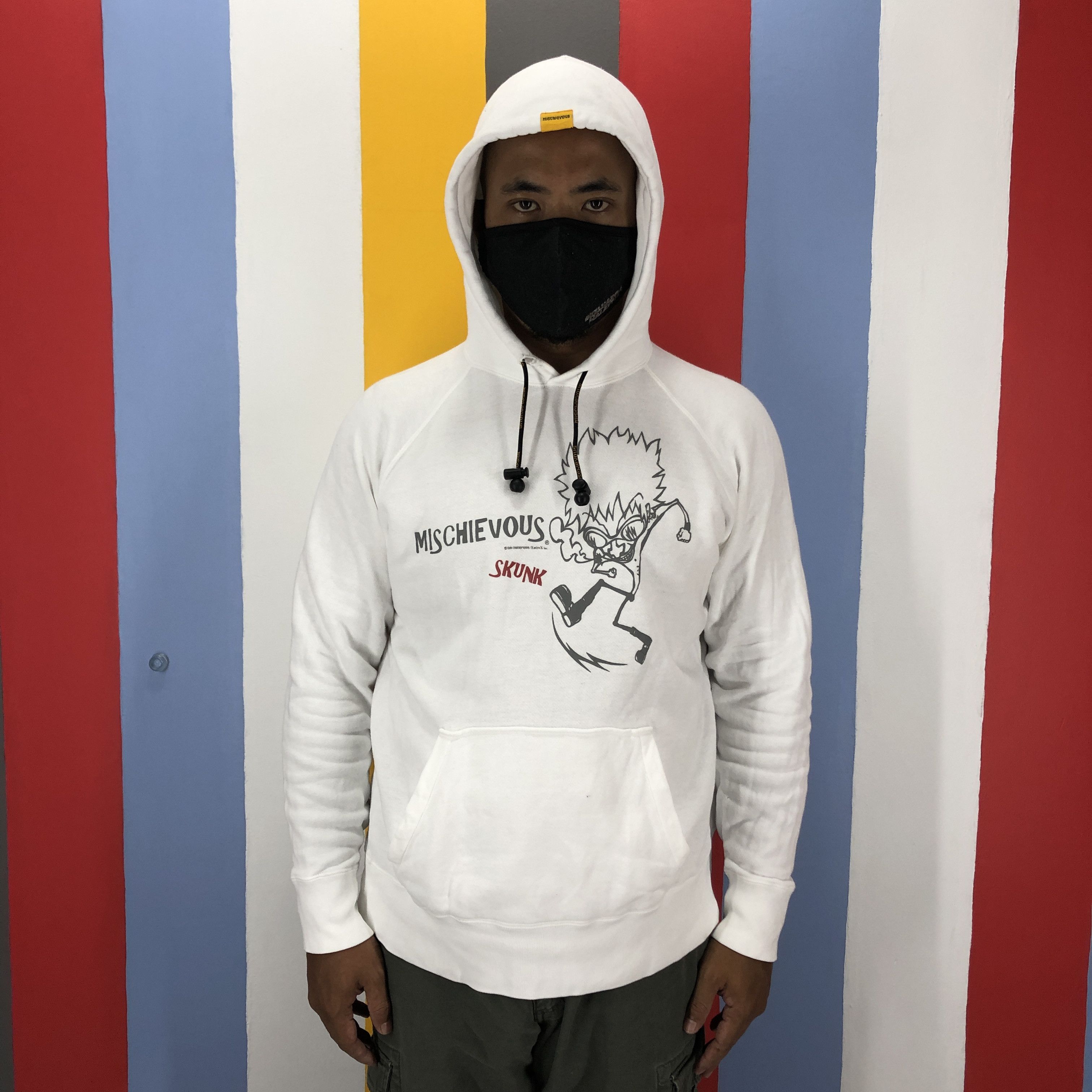 Japanese Brand MISCHIEVOUS SKUNK Hoodie Pullover #0966/AI Size US L / EU 52-54 / 3 - 2 Thumbnail