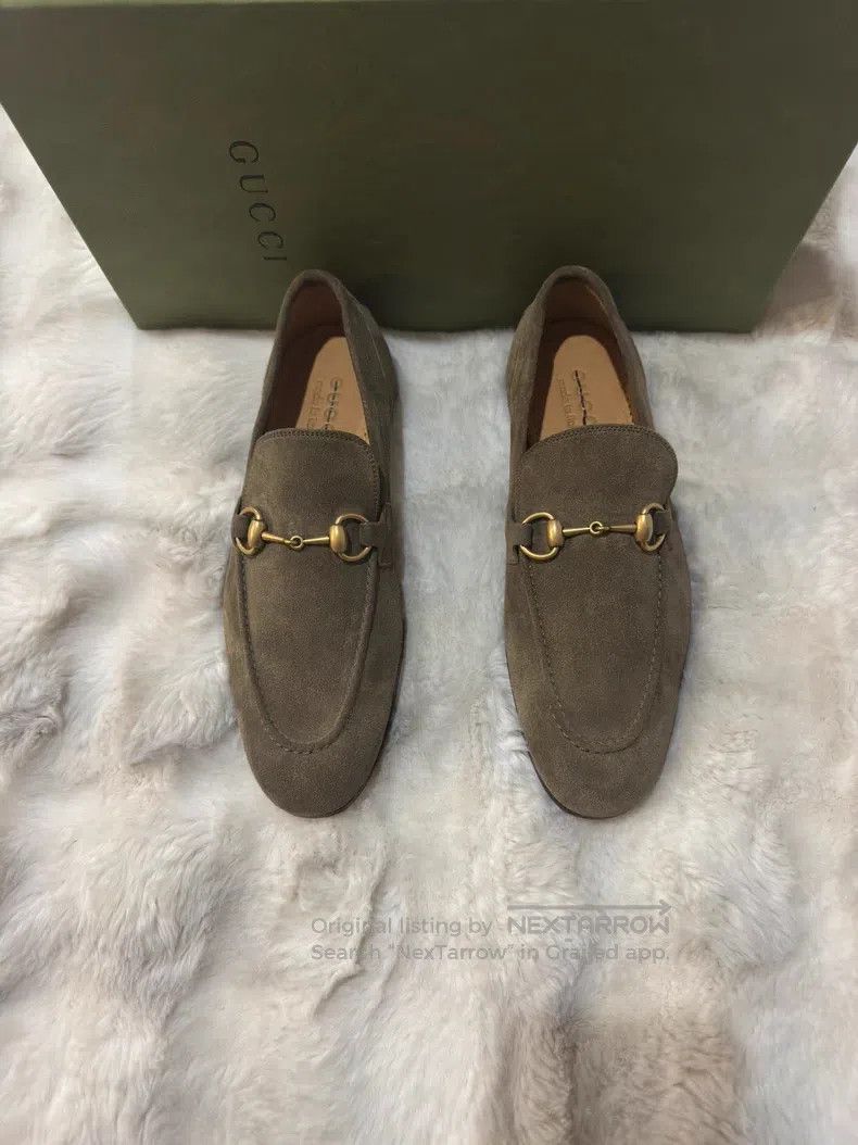 Gucci Guicci Suede Horsebit Loafers Leather Shoes Size US 6.5 / EU 39-40 - 1 Thumbnail