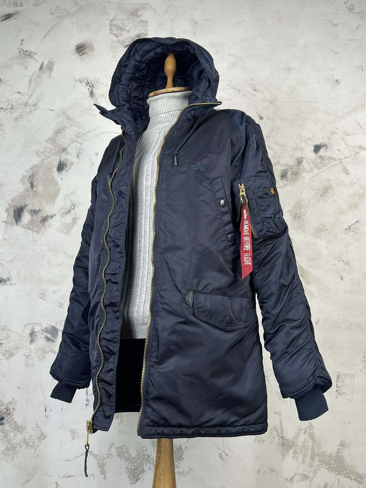 Alpha Industries Alpha Industries Hooded Parka Jacket Size S - M Size S / US 4 / IT 40 - 1 Thumbnail