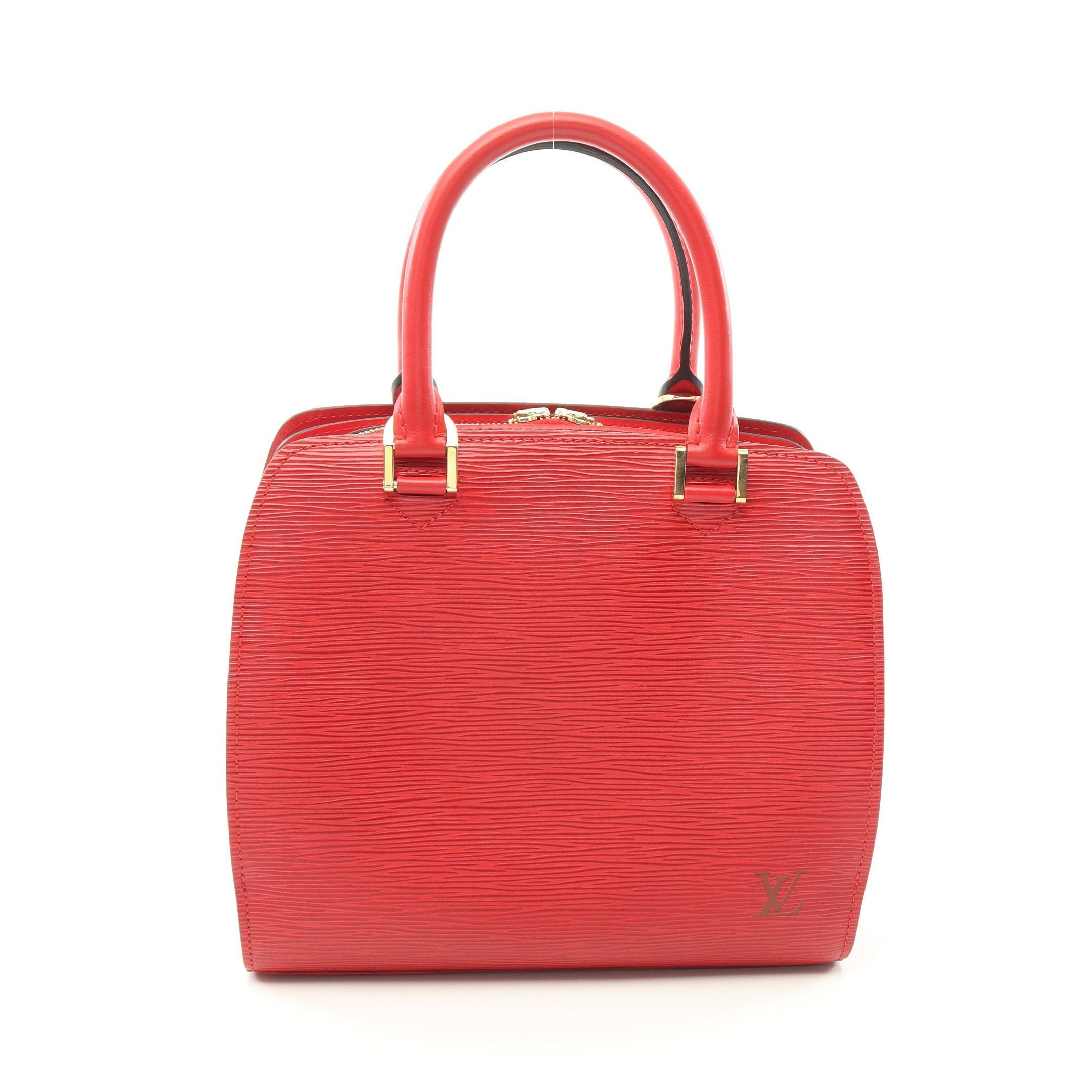 Louis Vuitton Louis Vuitton Pont Neuf Epi Castilian Red Handbag Leather Size ONE SIZE - 1 Thumbnail