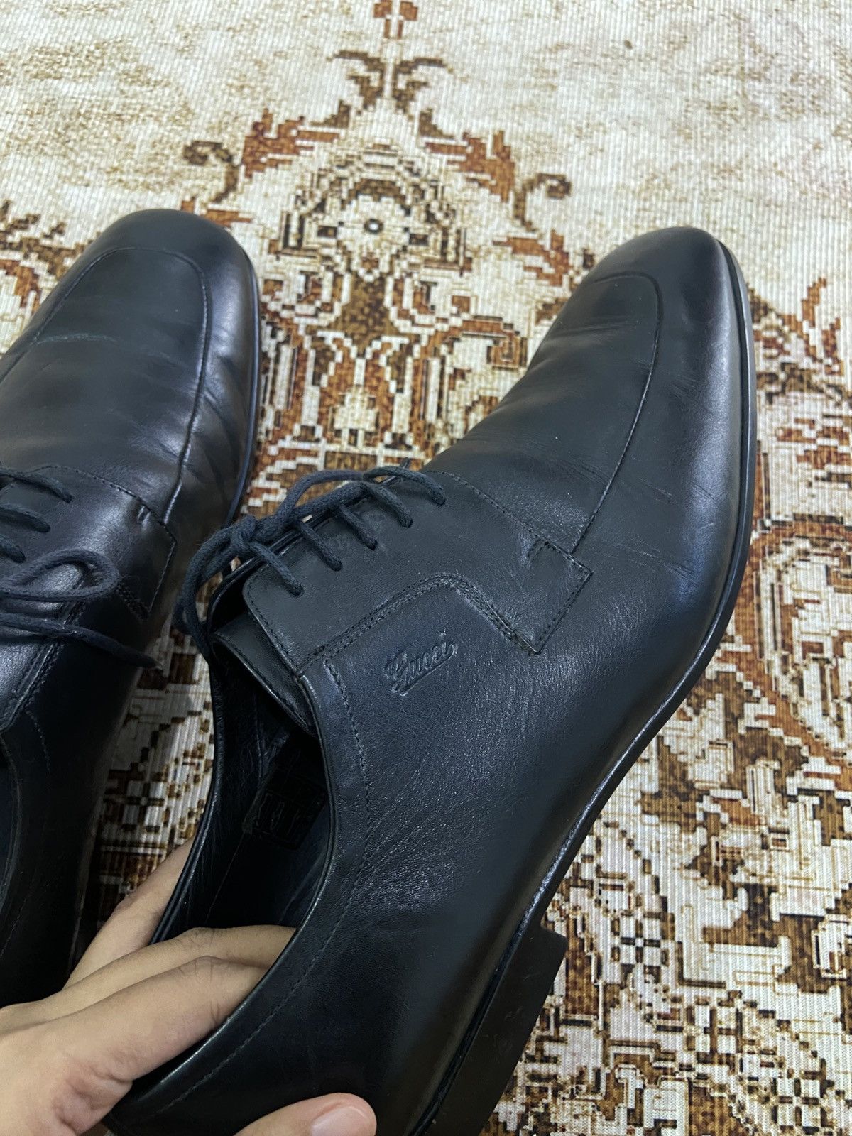 Gucci Gucci leather shoe Size US 8.5 / EU 41-42 - 8 Thumbnail