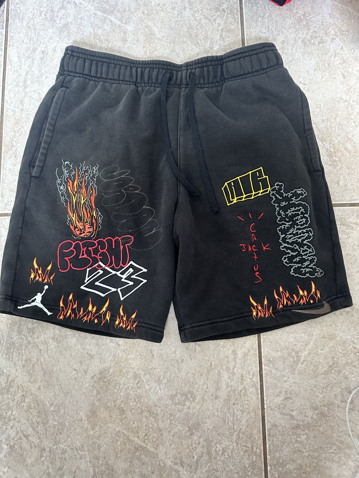 Travis Scott MJ Fleece Short Shorts