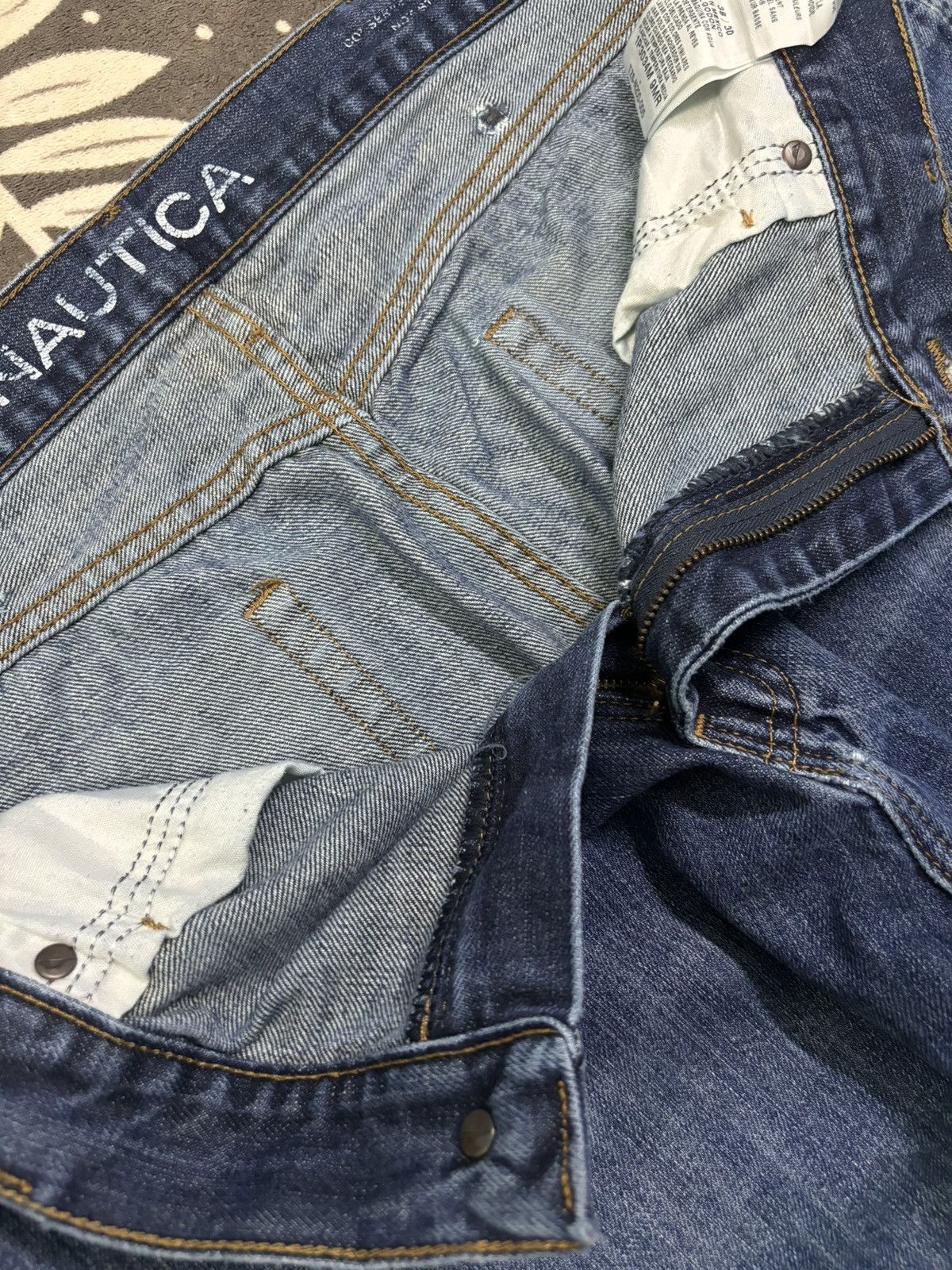 Nautica Vintage Y2K Nautica Regular Straight Blue Denim Jeans Size US 38 / EU 54 - 18 Thumbnail