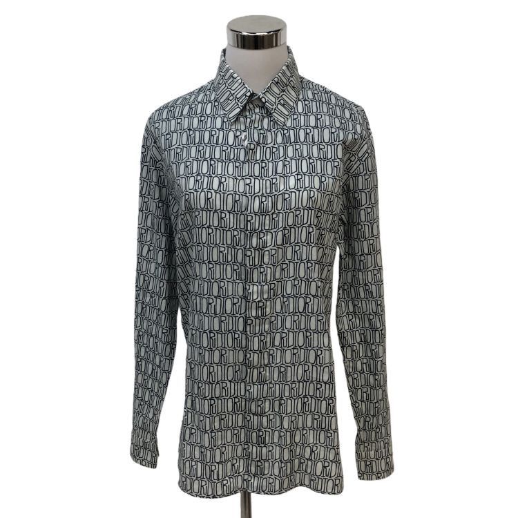 Dior Dior All-Over Logo Shirt US M Size US M / EU 48-50 / 2 - 1 Thumbnail