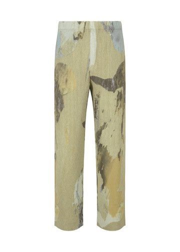 Homme Plisse Issey Miyake GREEN （no.62） HOMME PLISSÉ ISSEY MIYAKE PAINTED STONE Size US 30 / EU 46 - 3 Thumbnail