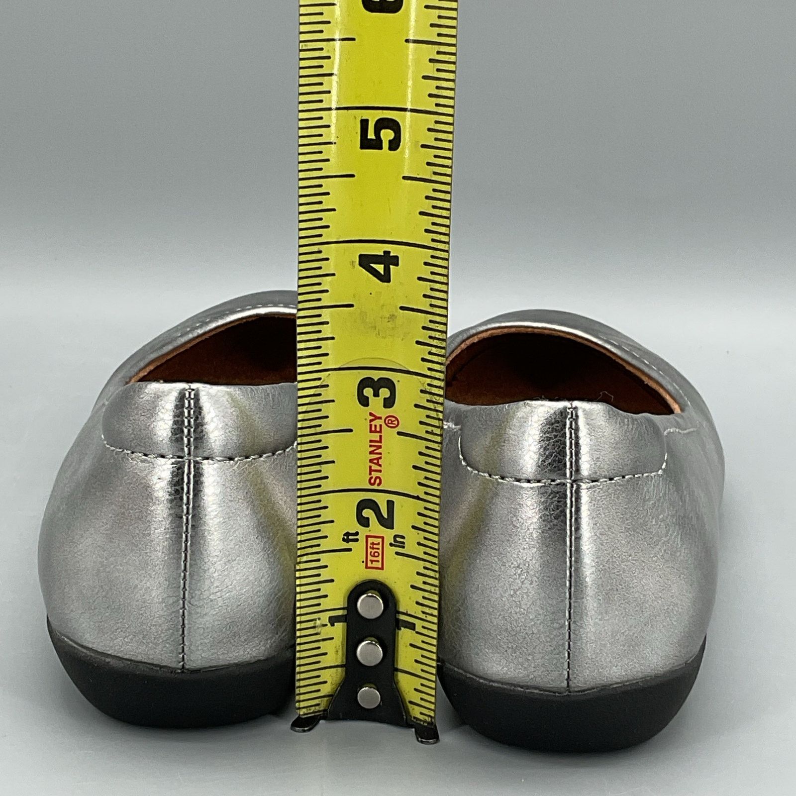 Other NEW Naturalizer Women’s Vivienne Ballet Flats Pewter Size 6M Size US 6 / IT 36 - 4 Thumbnail