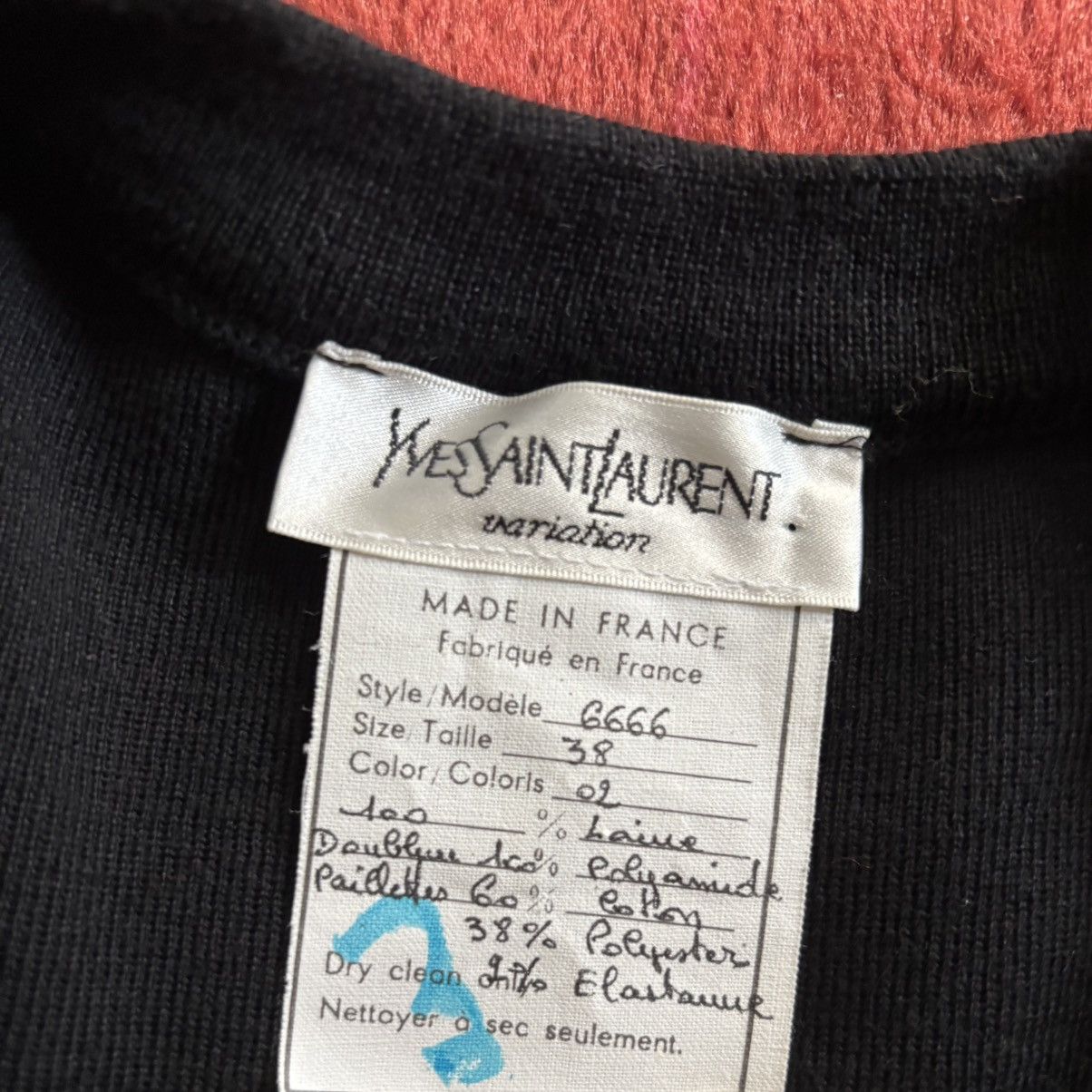 Yves Saint Laurent ARCHIVAL YSL STUDIO PROTOTYPE CARDIGAN - AUTHENTICATED Size M / US 6-8 / IT 42-44 - 2 Thumbnail