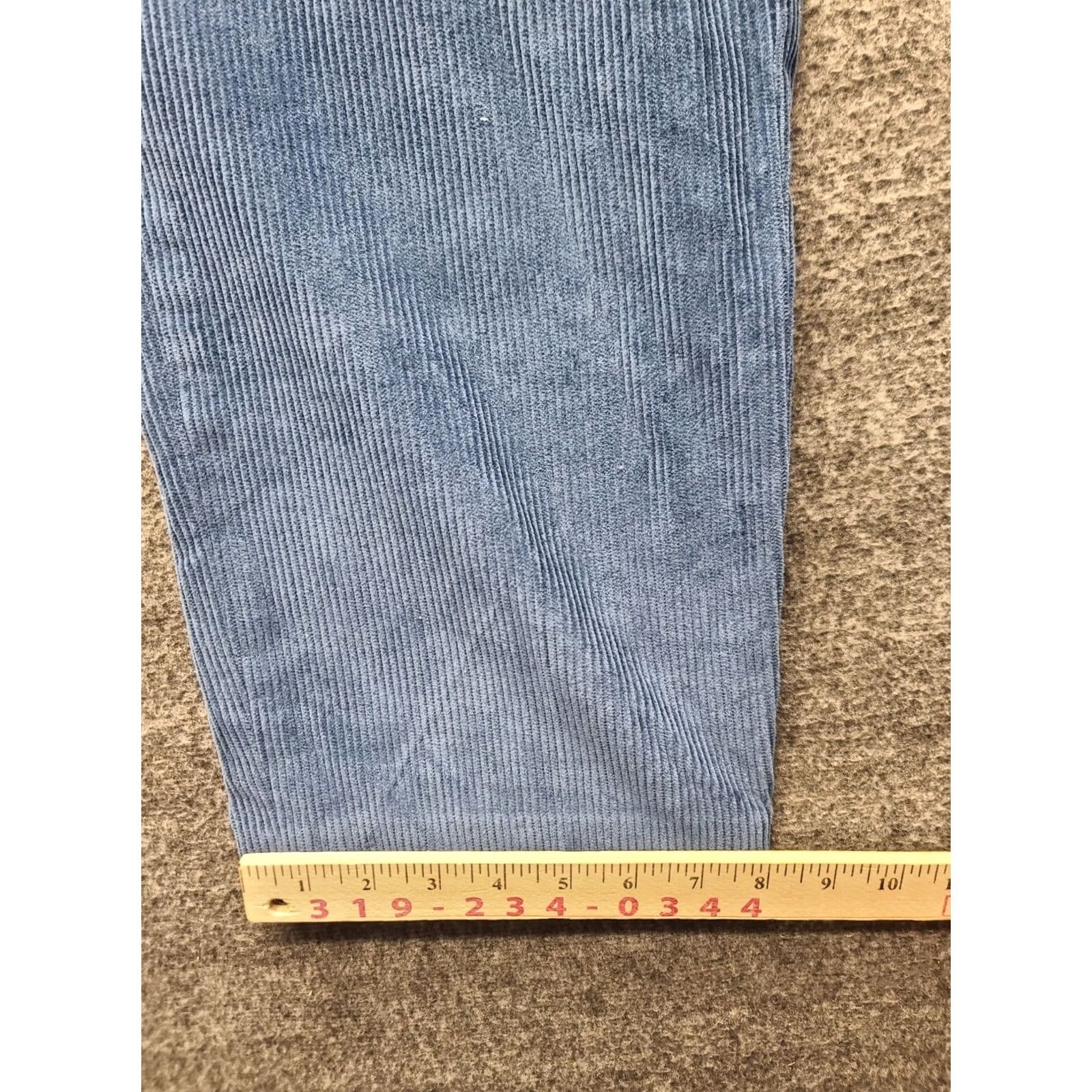 Brooks Brothers Brooks Brothers Hudson Corduroy Pants Mens 32x30 Regular Fit Straight Leg Blue Size US 34 / EU 50 - 7 Thumbnail