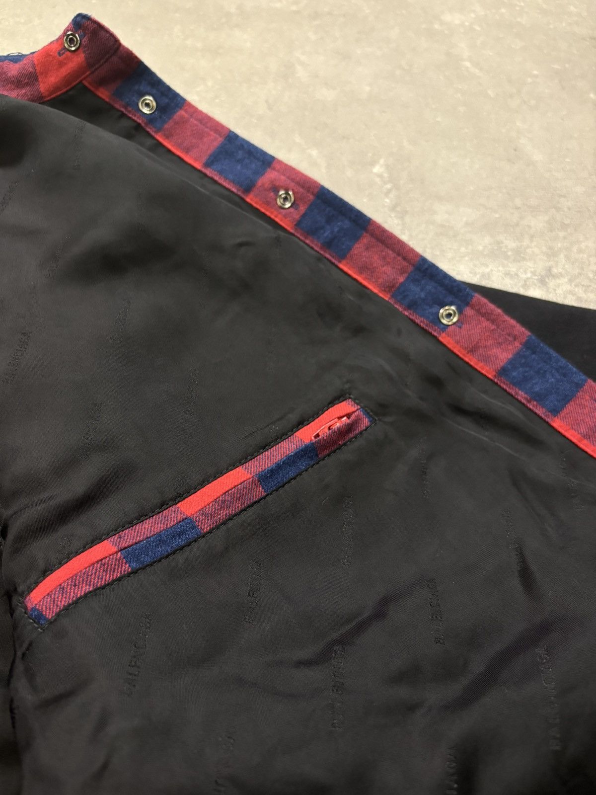 Balenciaga Balenciaga Unifit Flannel Hybrid Gingham Check Jacket Size US M / EU 48-50 / 2 - 10 Thumbnail