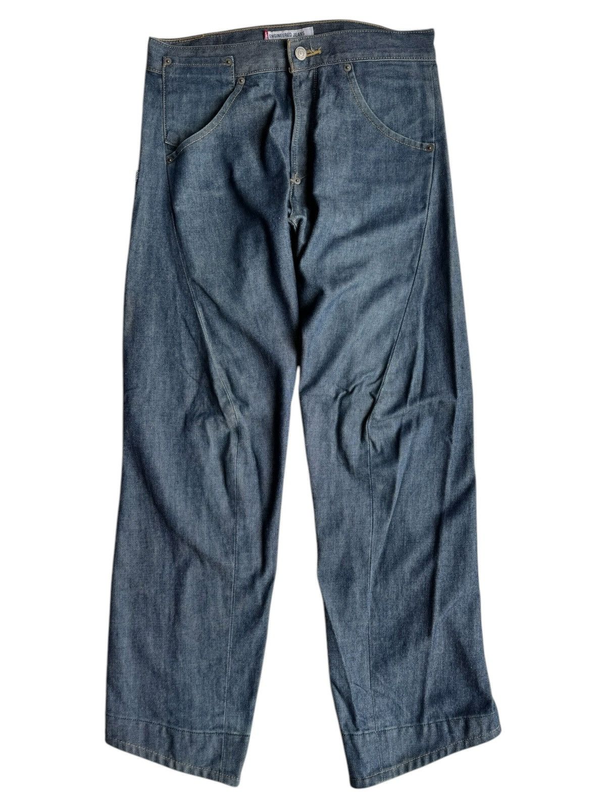 Levi's VERY RARE VINTAGE PANTS DENIM JEANS LEVIS ENGINEERED BUCKLE Size US 29 - 1 Thumbnail