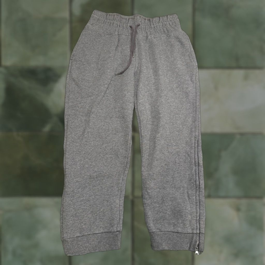 Stella McCartney ADIDAS by Stella McCartney Organic Cotton Blend Gray Ankle Sweatpants M Womens Activewear Size 32" / US 10 / IT 46 - 1 Thumbnail